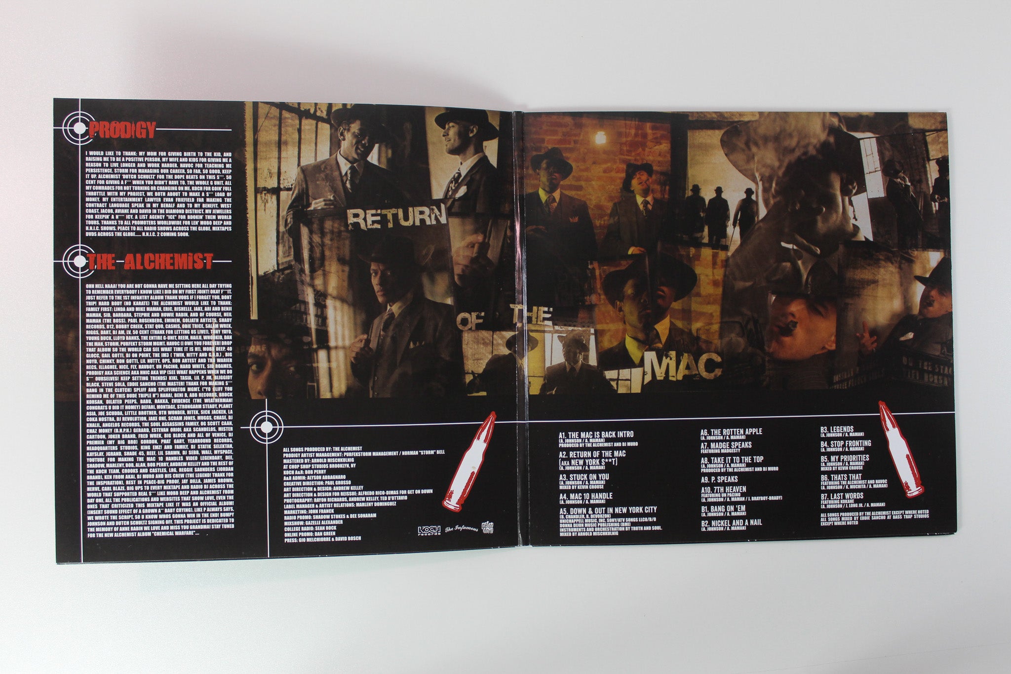 Prodigy - Return Of The Mac RSD Red Vinyl Reissue on Get On Down