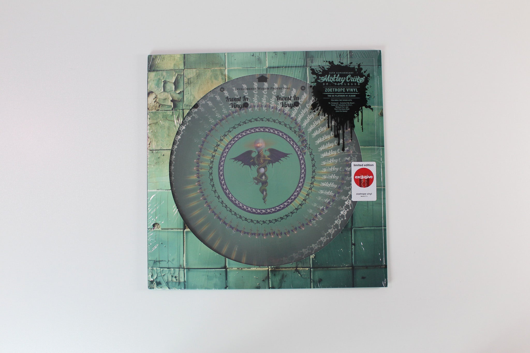 Mötley Crüe - Dr. Feelgood on BMG Rights Management Zoetrope Vinyl Picture Disc Reissue