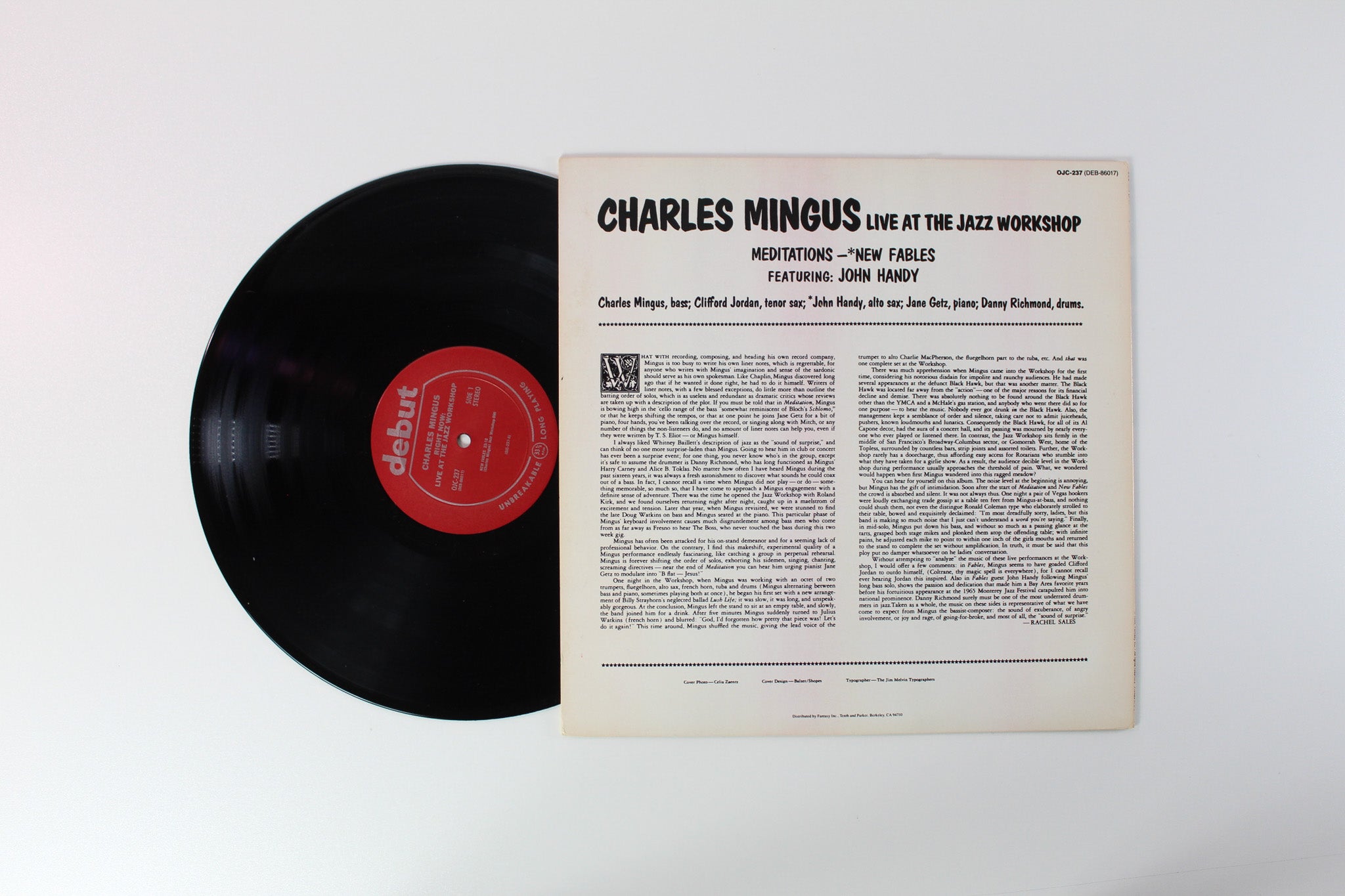 Charles Mingus - Right Now: Live At The Jazz Workshop Reissue on Original Jazz Classics/Debut Records