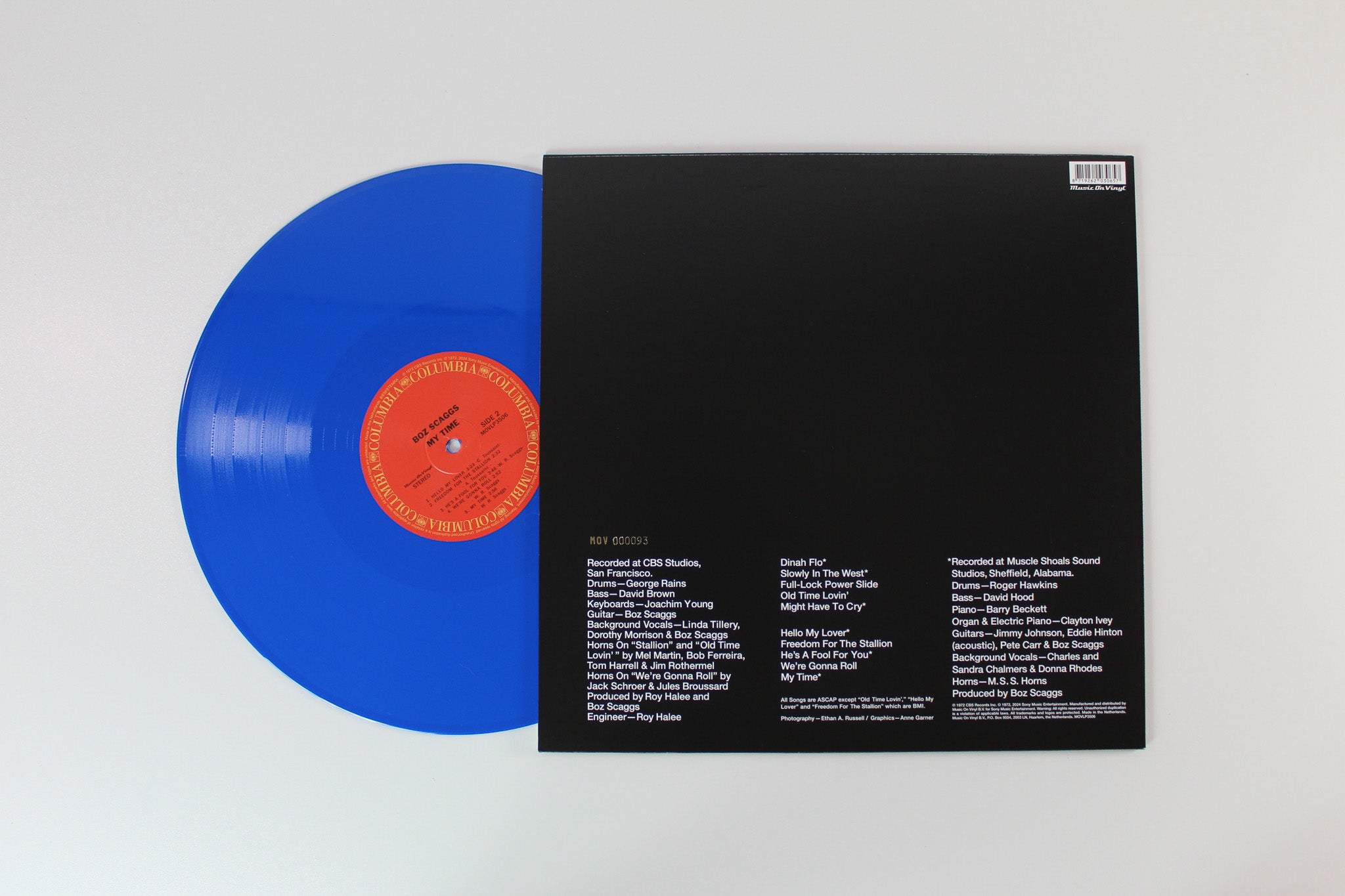 Boz Scaggs - My Time on Columbia Music on Vinyl Ltd Numbered Blue Vinyl Reissue