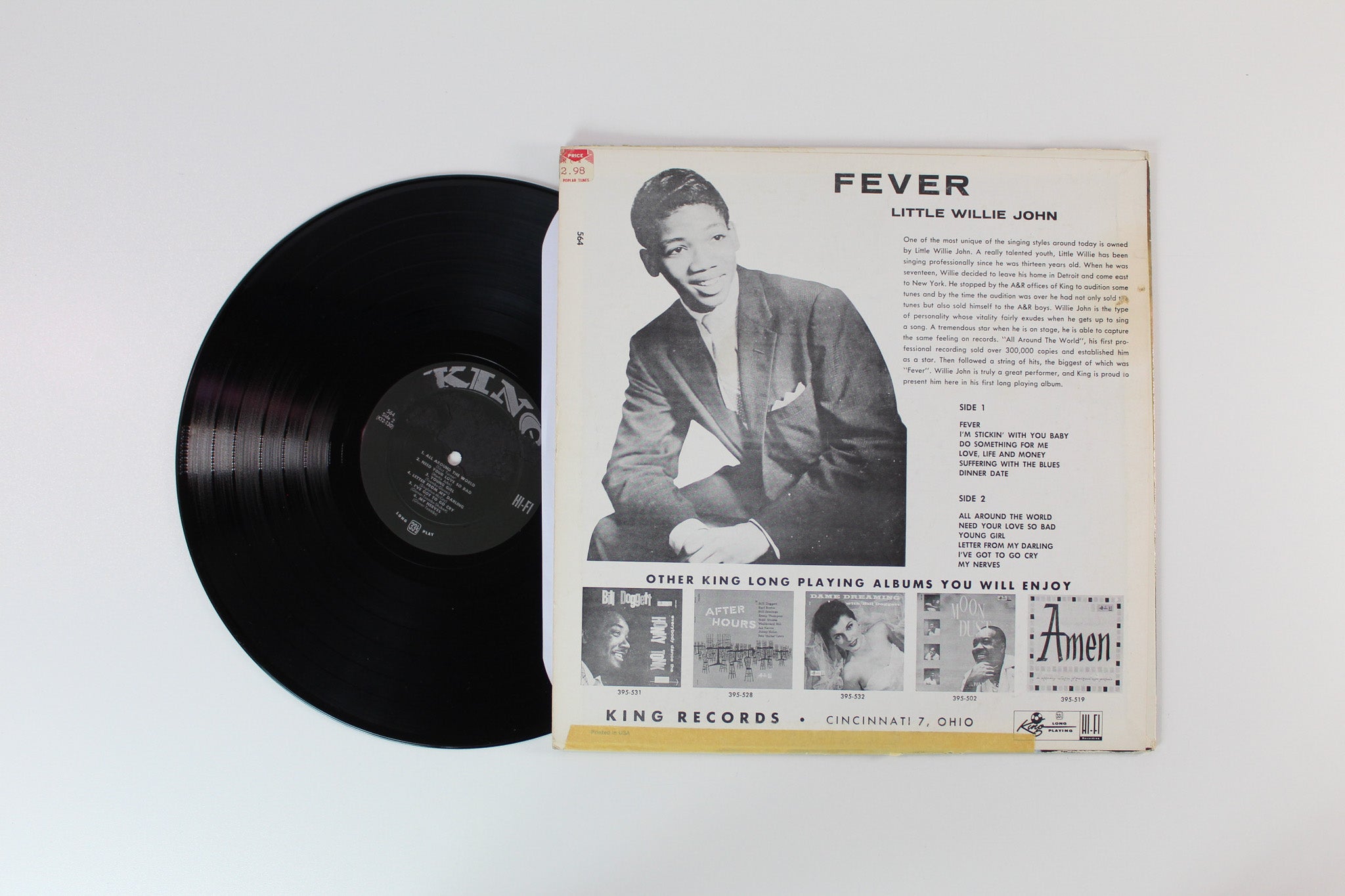 Little Willie John - Fever on King Nurse Cover Repress