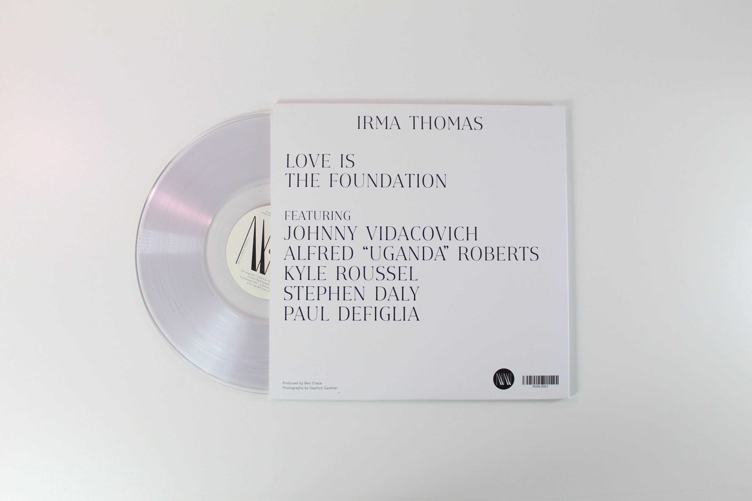 Irma Thomas - Love Is The Foundation on Newvelle Clear Vinyl