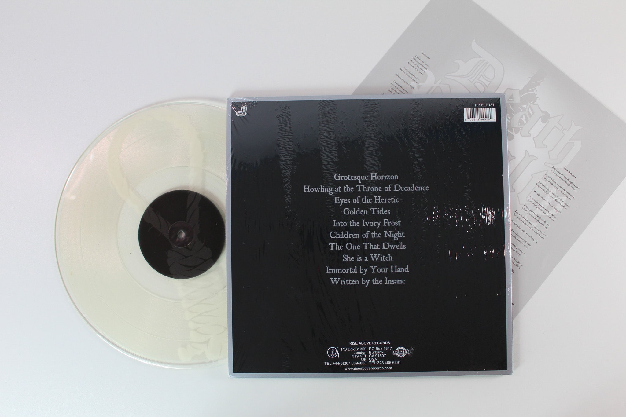 Death Penalty - Death Penalty on Rise Above Ltd Clear Vinyl