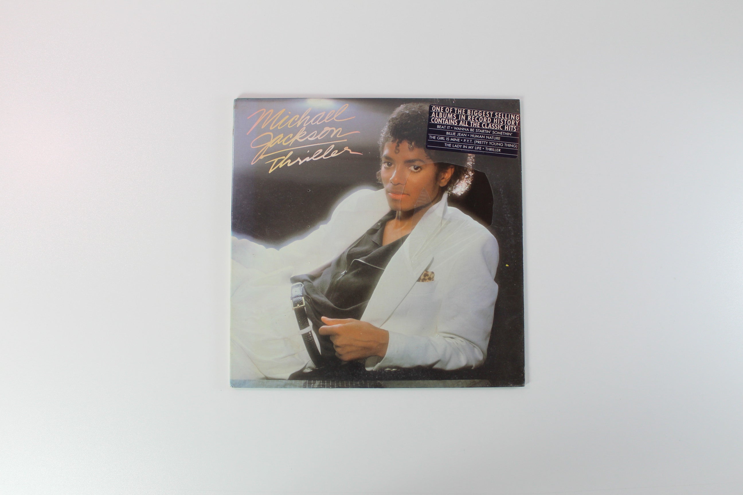 Michael Jackson - Thriller on Epic 1980s Pressing With Hype Sticker Sealed