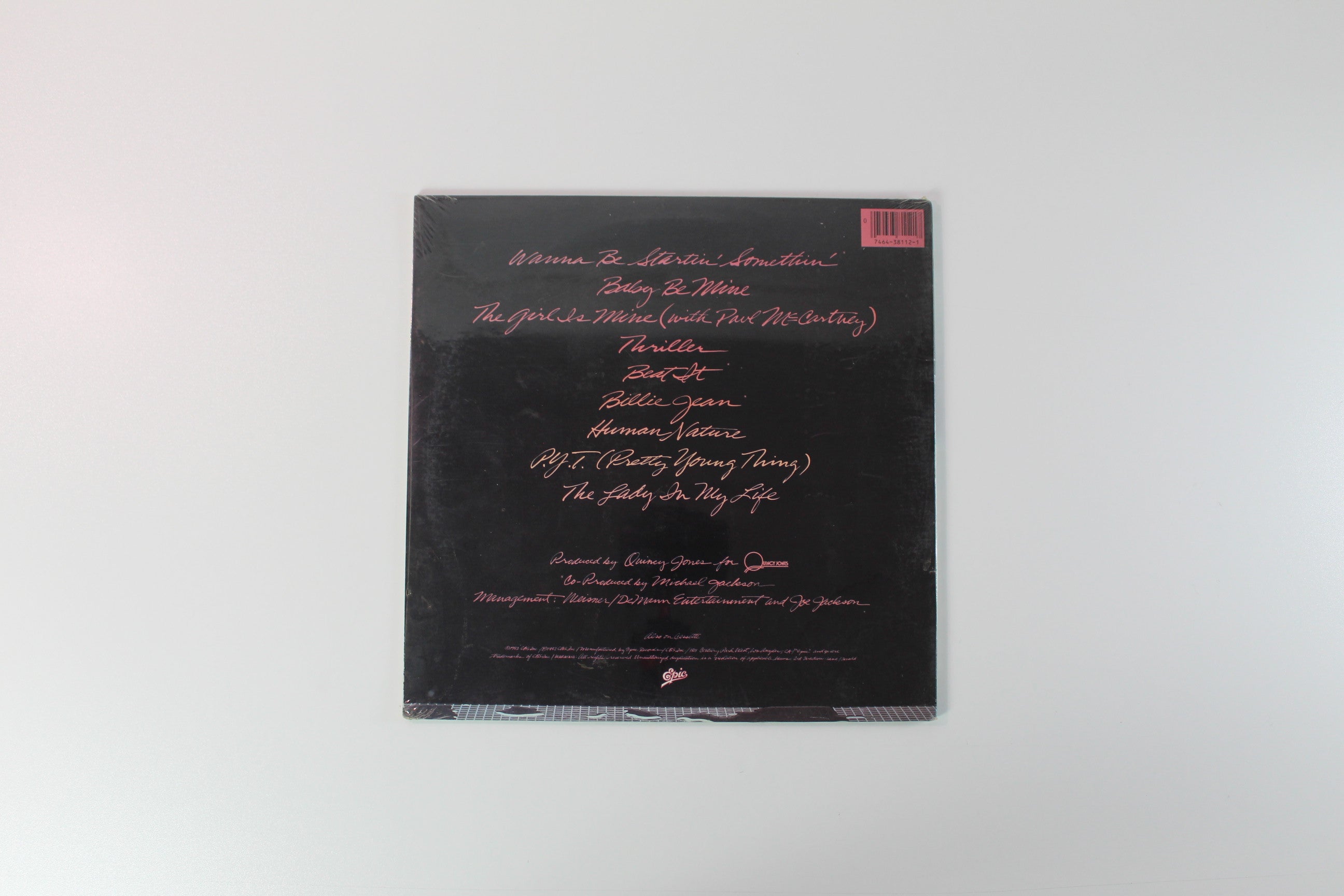 Michael Jackson - Thriller on Epic 1980s Pressing With Hype Sticker Sealed