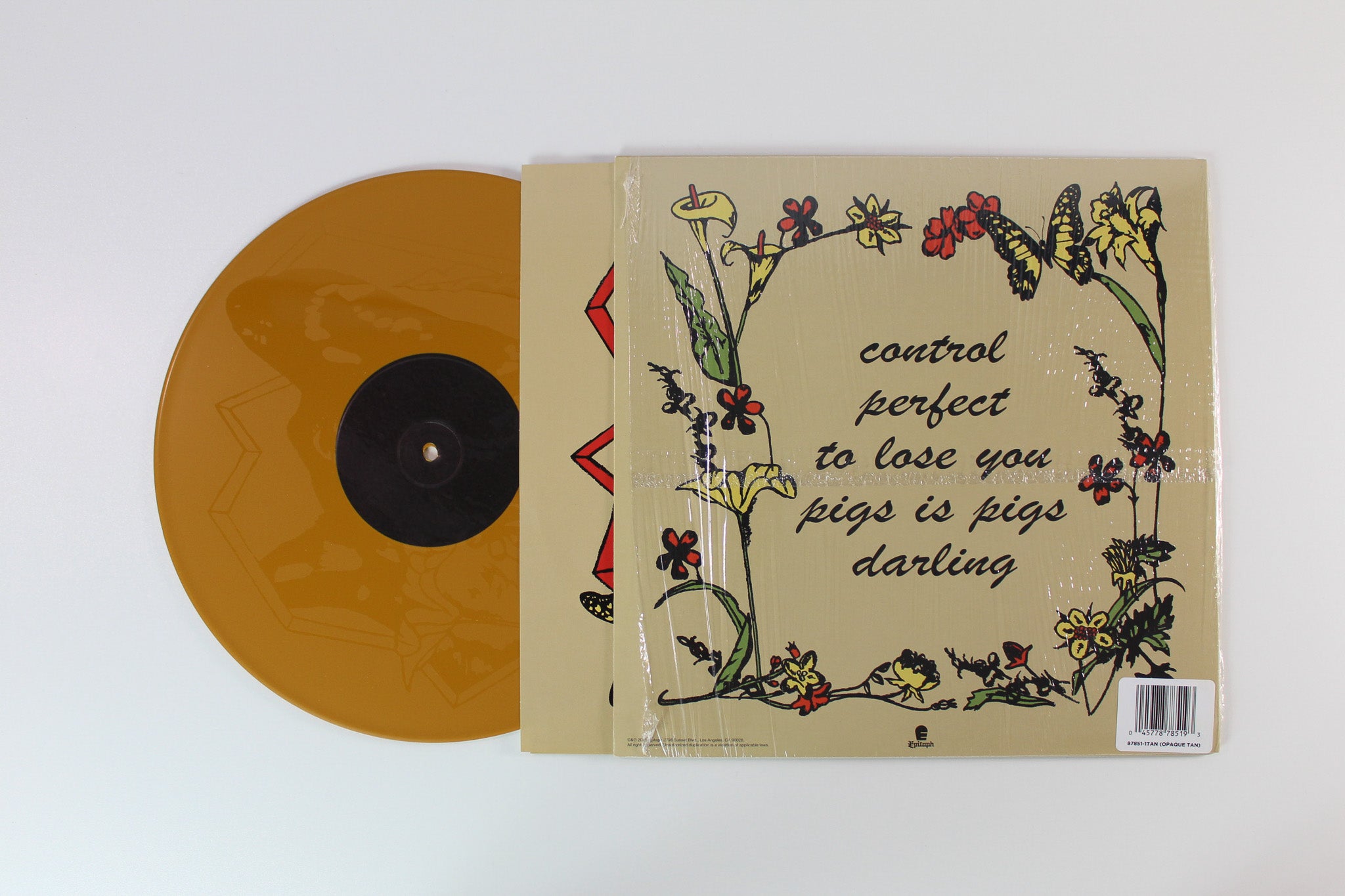 Mannequin Pussy - Perfect on Epitaph Ltd Single Sided Etched Tan Opaque Vinyl