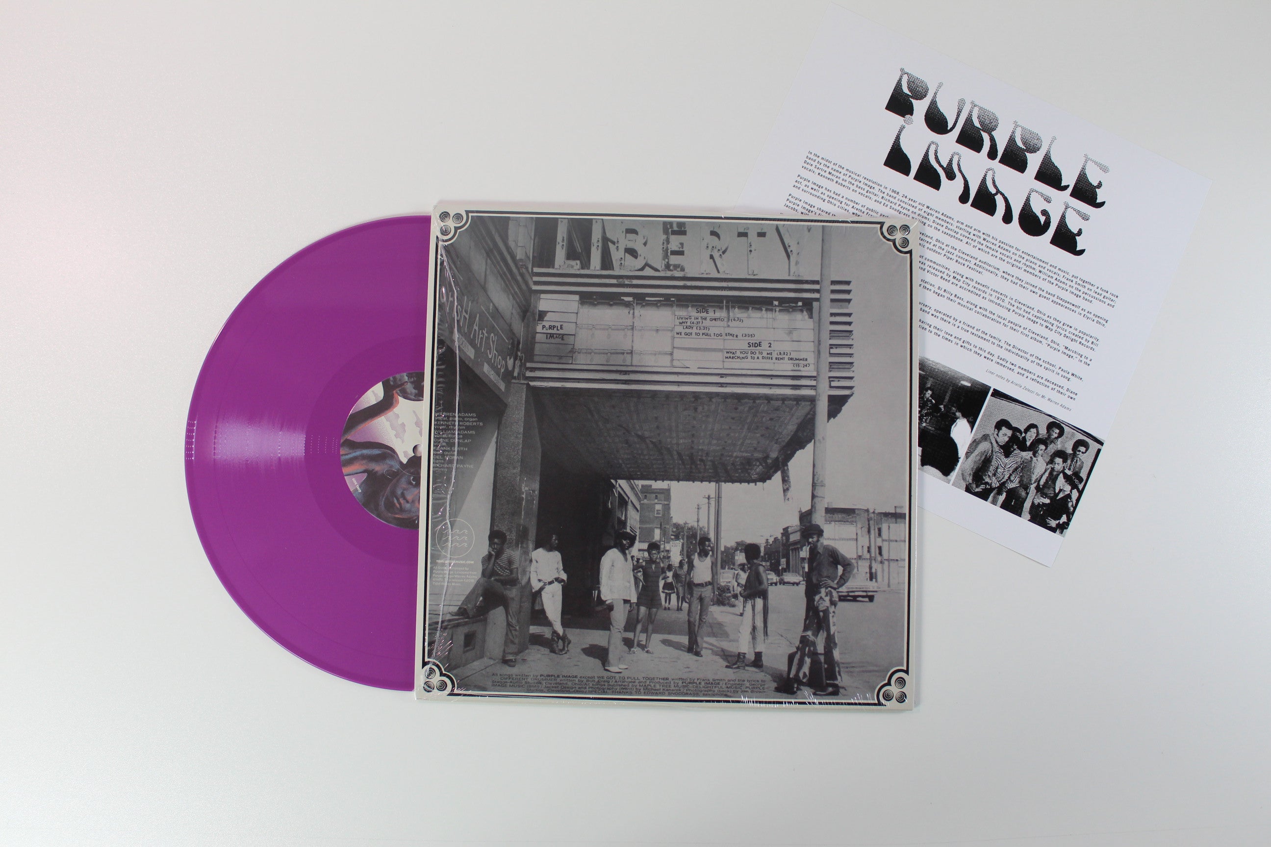 Purple Image - Purple Image on Tidal Waves Music Ltd Purple Vinyl Reissue