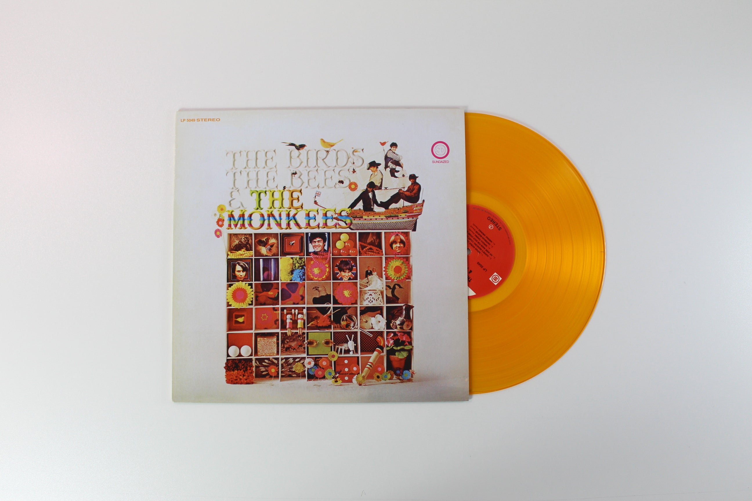 The Monkees - The Birds, The Bees & The Monkees on Sundazed Music Yellow Translucent