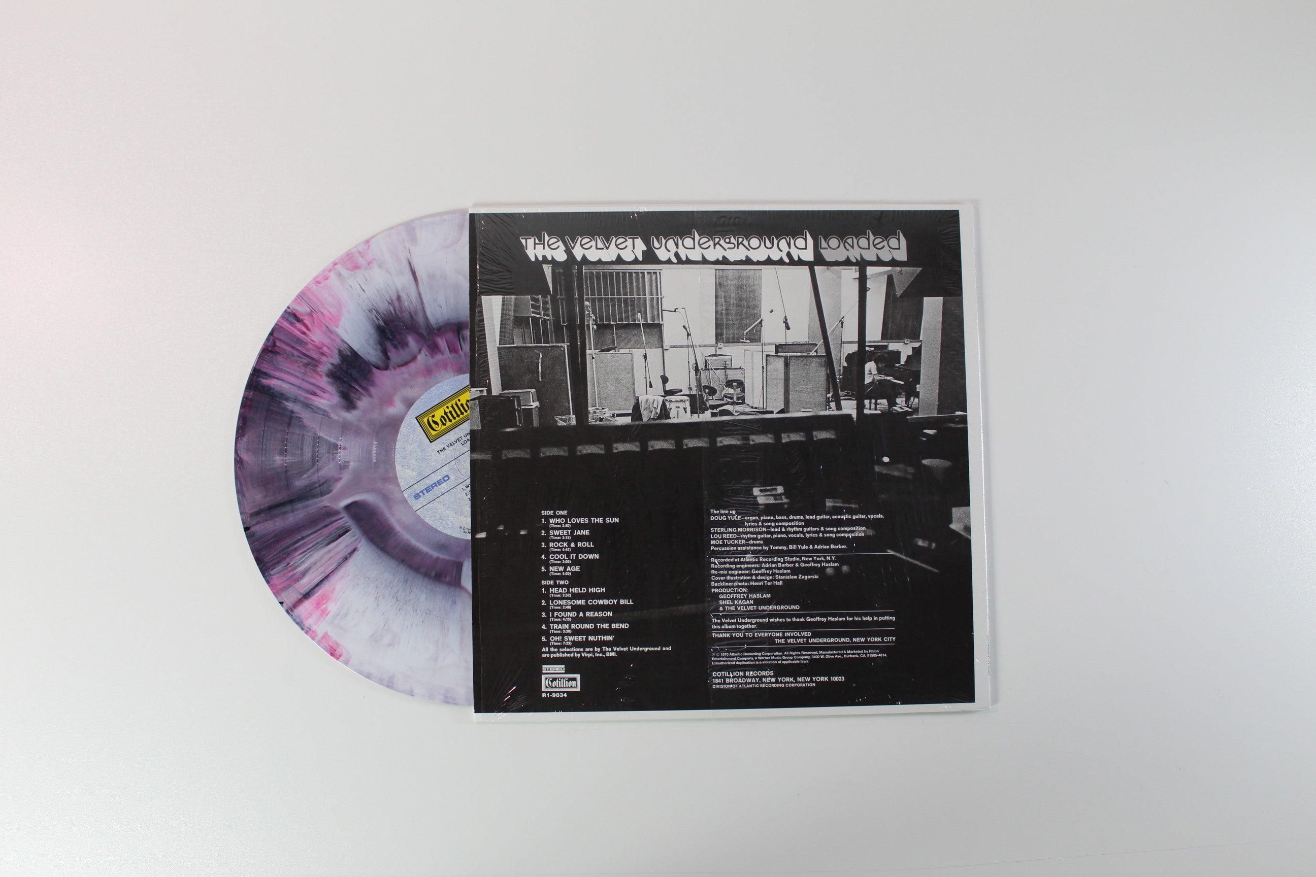The Velvet Underground - Loaded on Cotillion RSD 2014 Ltd Pink Red & White Splatter Vinyl Reissue