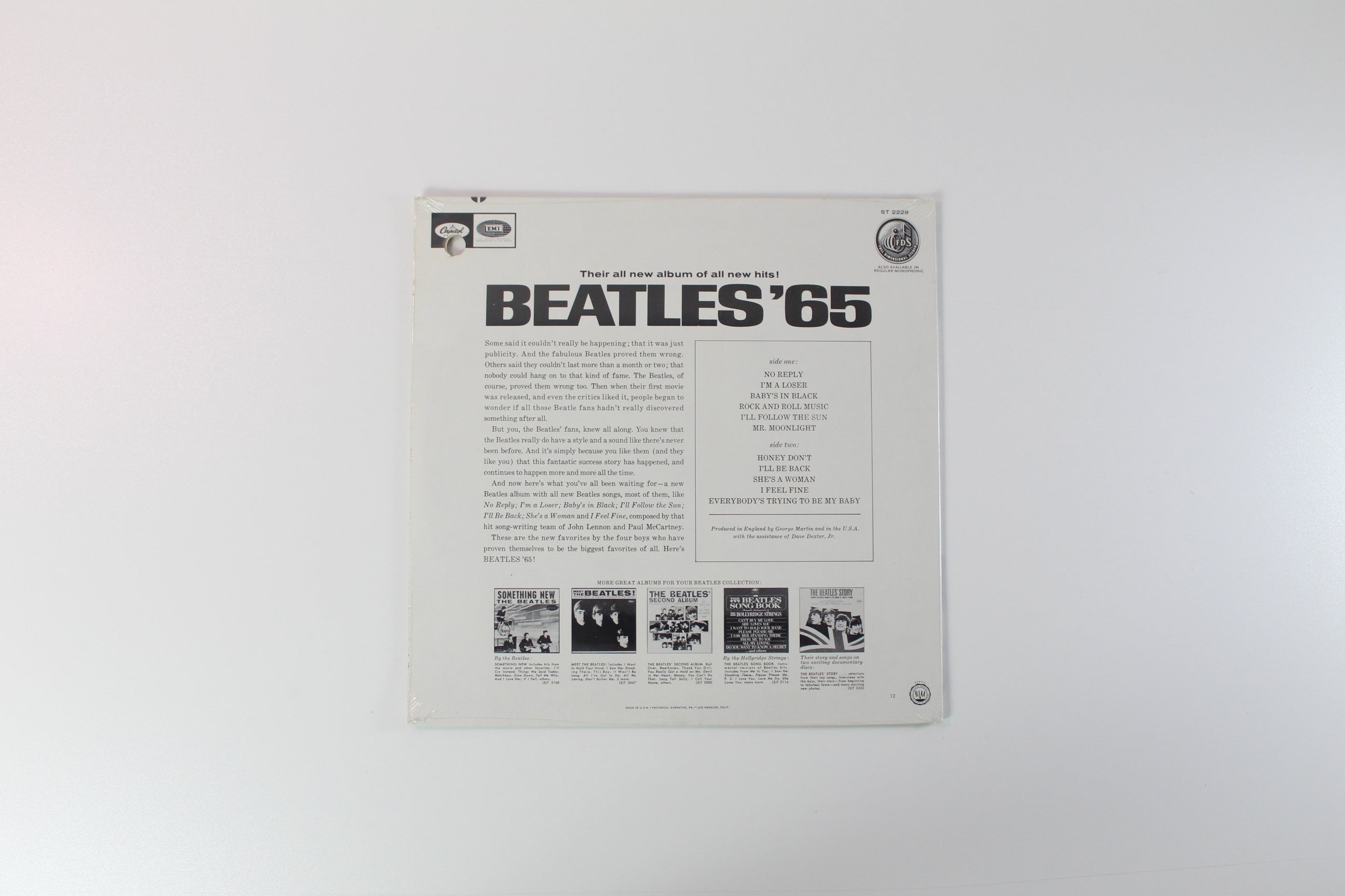 The Beatles - Beatles '65 on Capitol 1970s Reissue Sealed