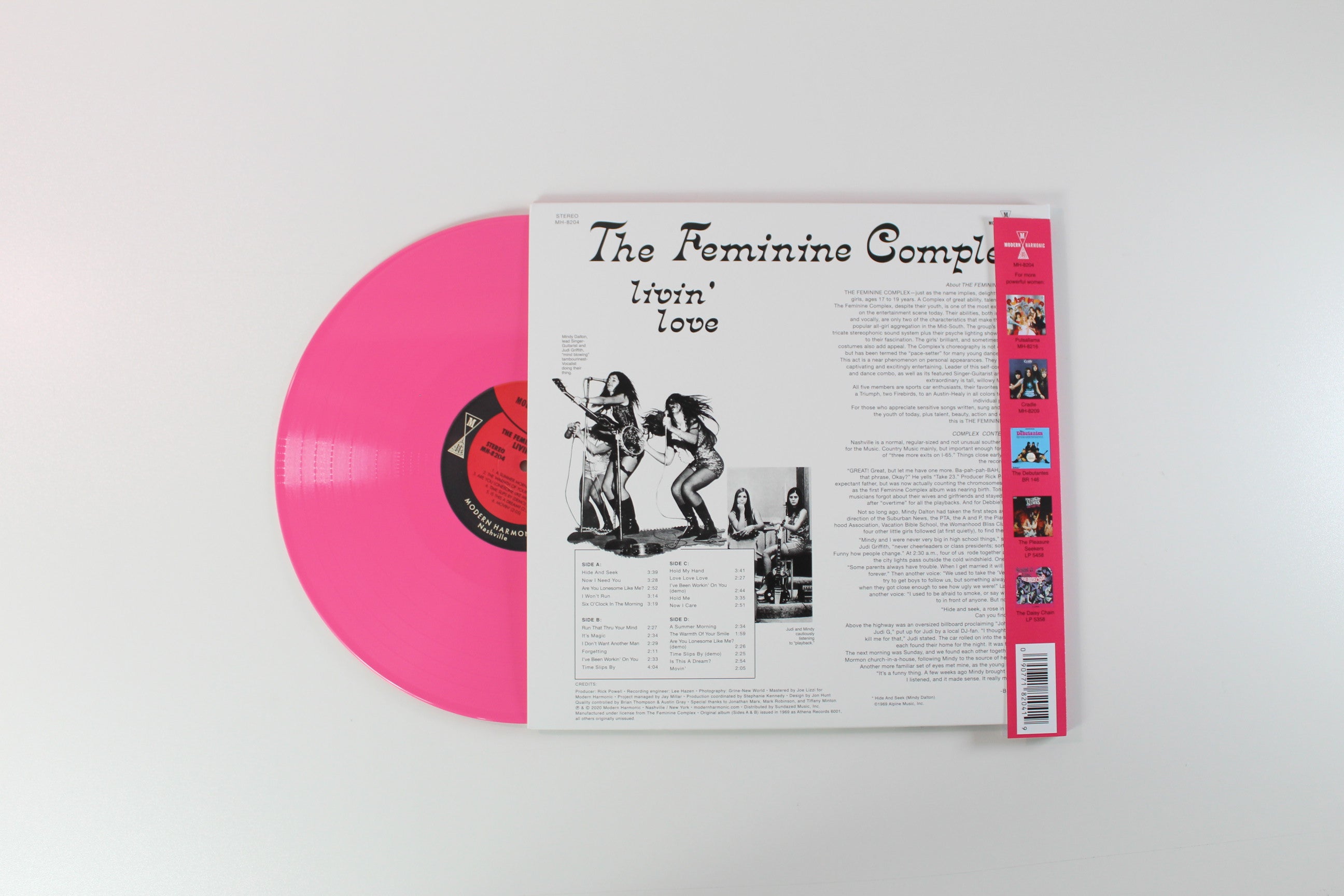 The Feminine Complex - Livin' Love on Modern Harmonic RSD 2020 Pink Vinyl Reissue