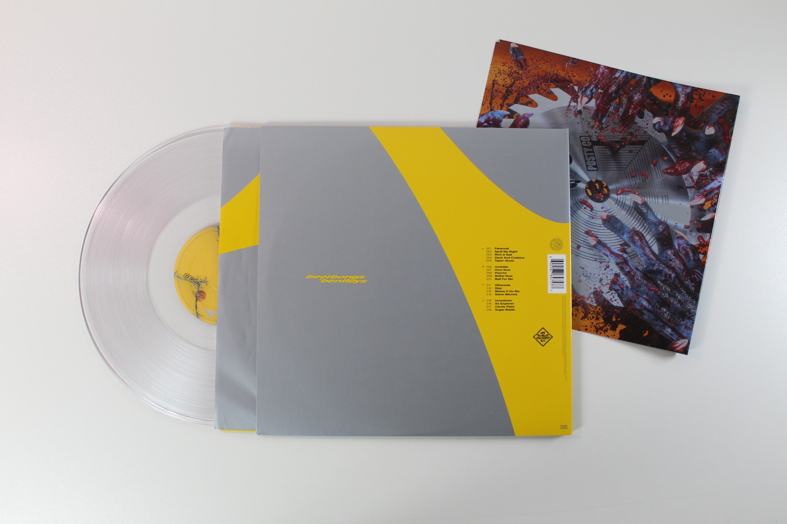 Post Malone - Beerbongs & Bentleys on Republic Records Clear Vinyl