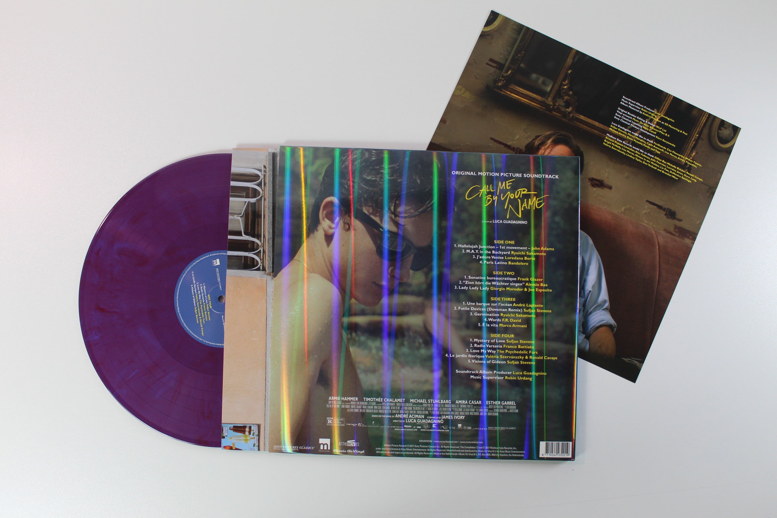 Various - Call Me By Your Name (Original Motion Picture Soundtrack) on Music On Vinyl Ltd Purple Velvet Marbled Reissue