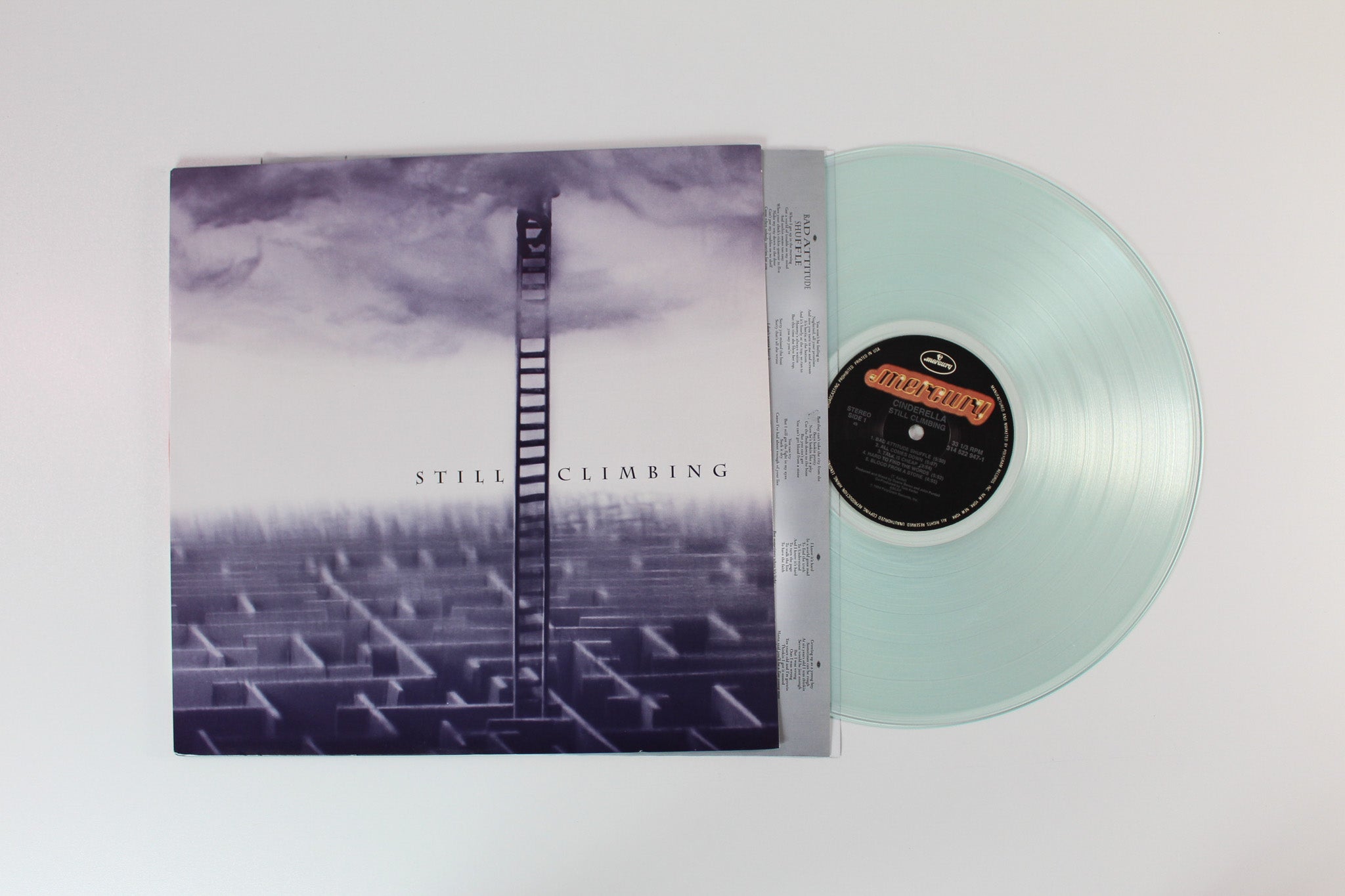 Cinderella - Still Climbing on Mercury Ltd Clear Vinyl