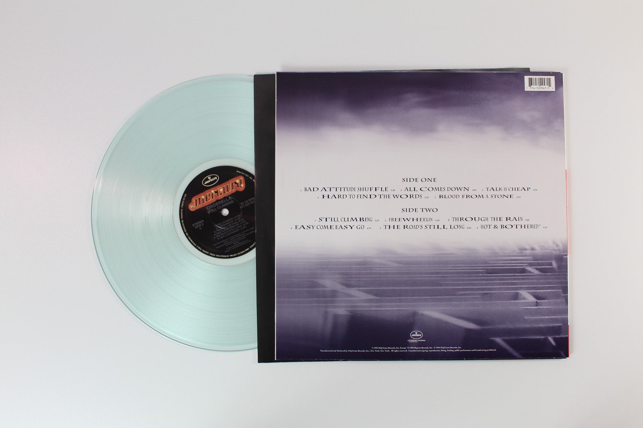 Cinderella - Still Climbing on Mercury Ltd Clear Vinyl