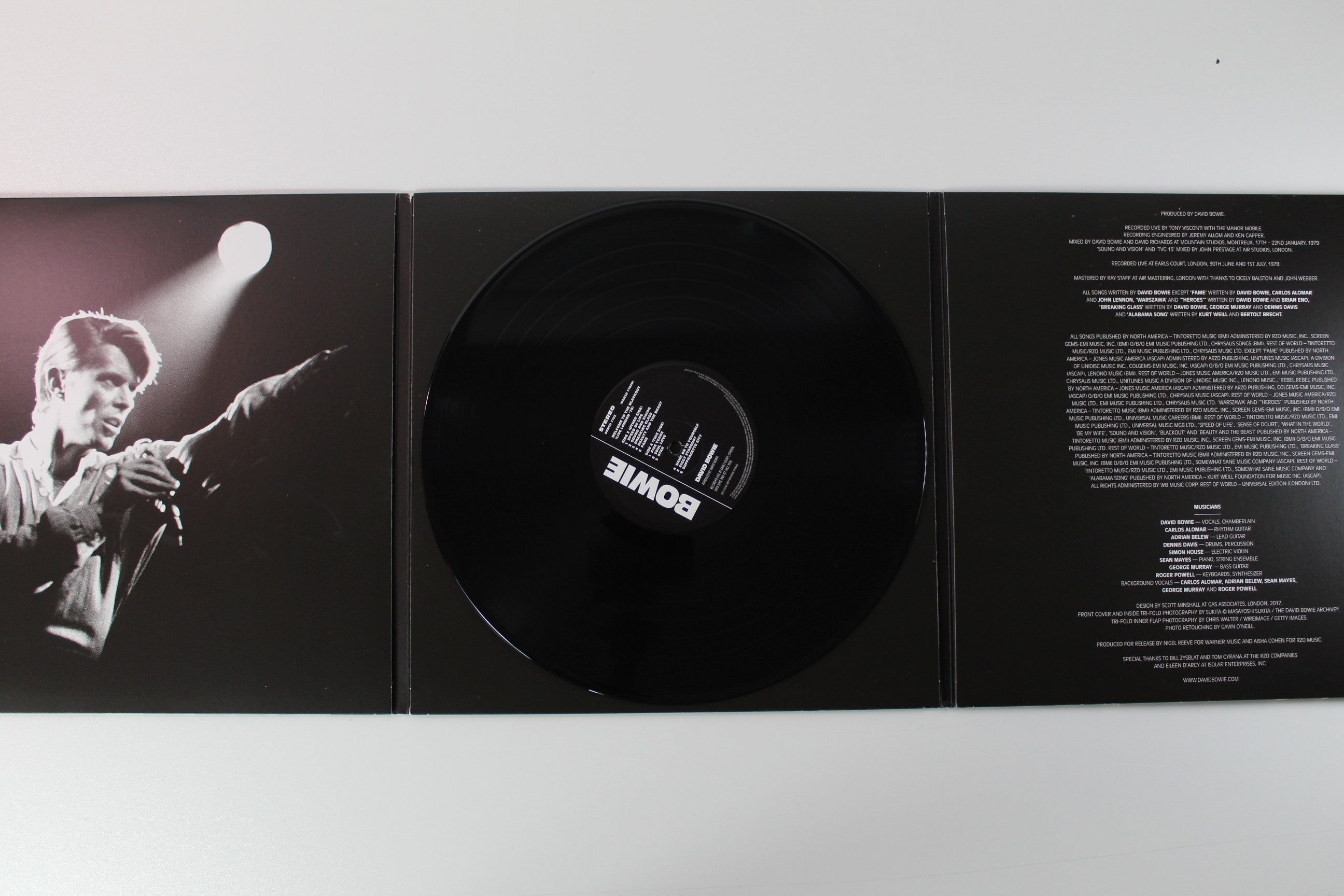 David Bowie - Welcome To The Blackout (Live London '78) on Parlophone RSD 2018 Ltd Edition