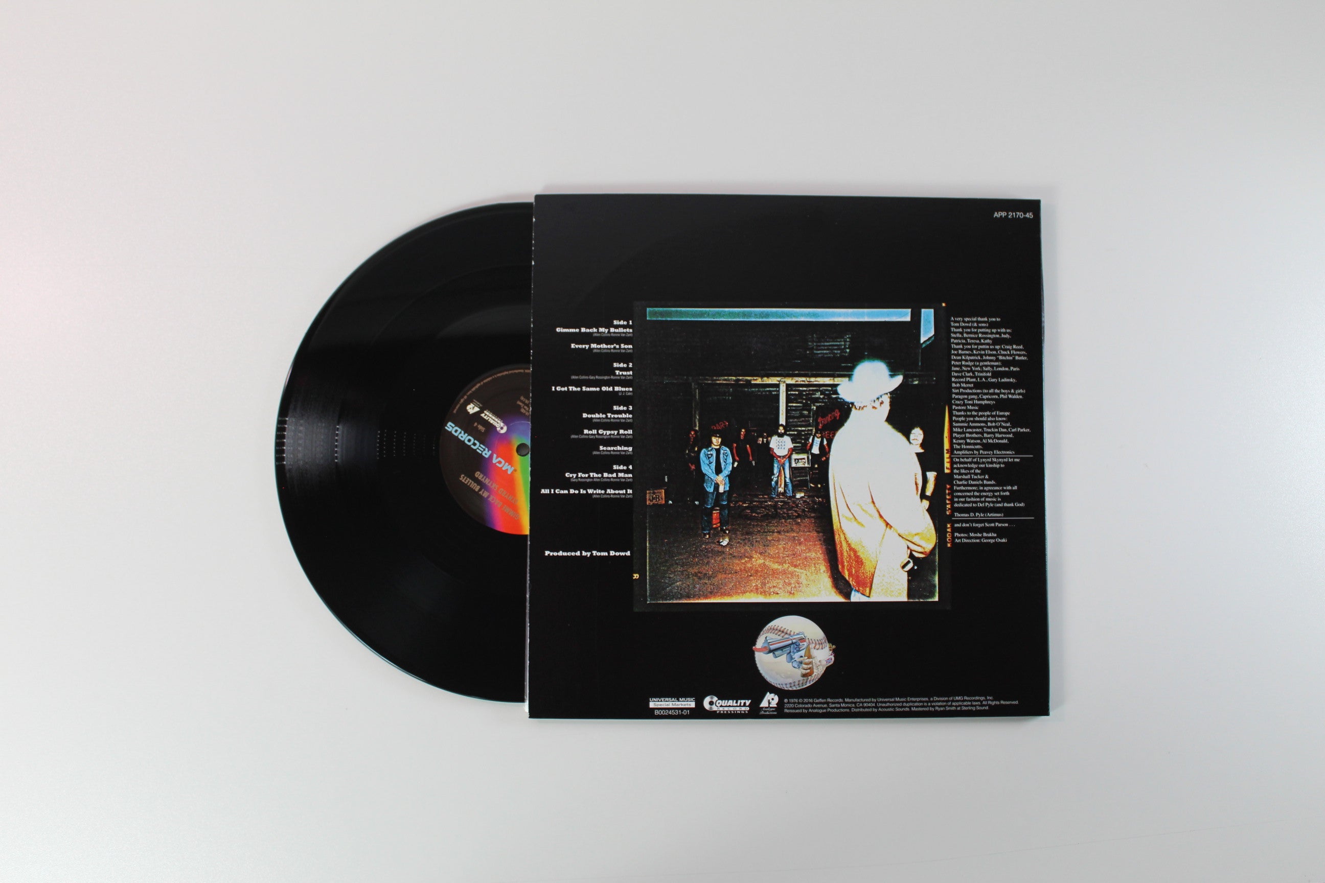 Lynyrd Skynyrd - Gimme Back My Bullets on MCA Analogue Productions 2 X 12 45 RPM Ltd Reissue