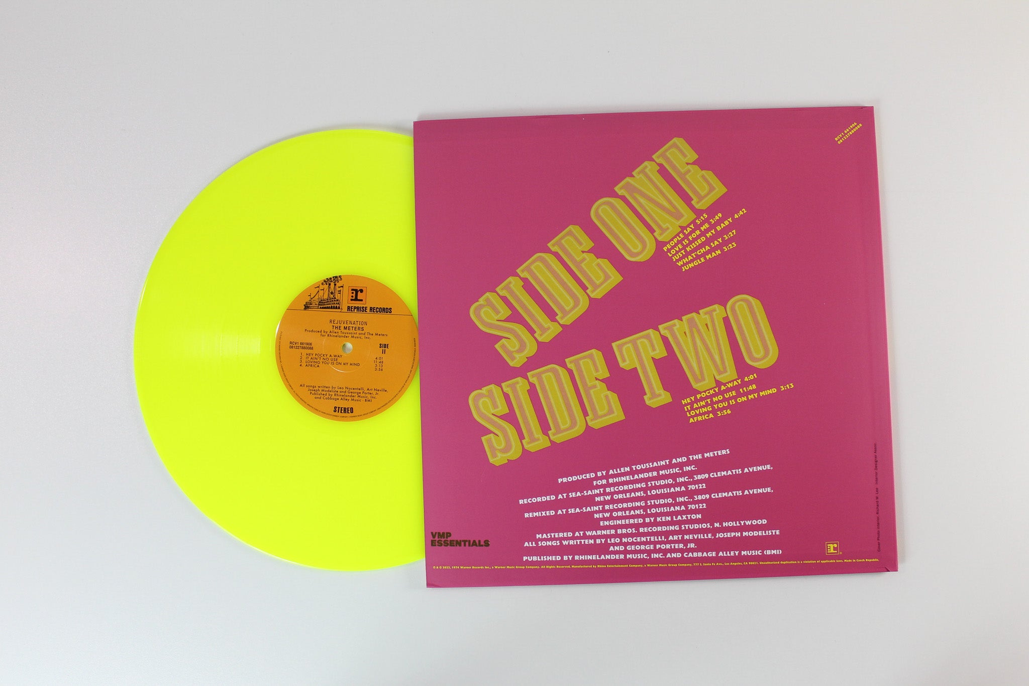 The Meters - Rejuvenation on Reprise Vinyl Me Please Yellow Vinyl Reissue