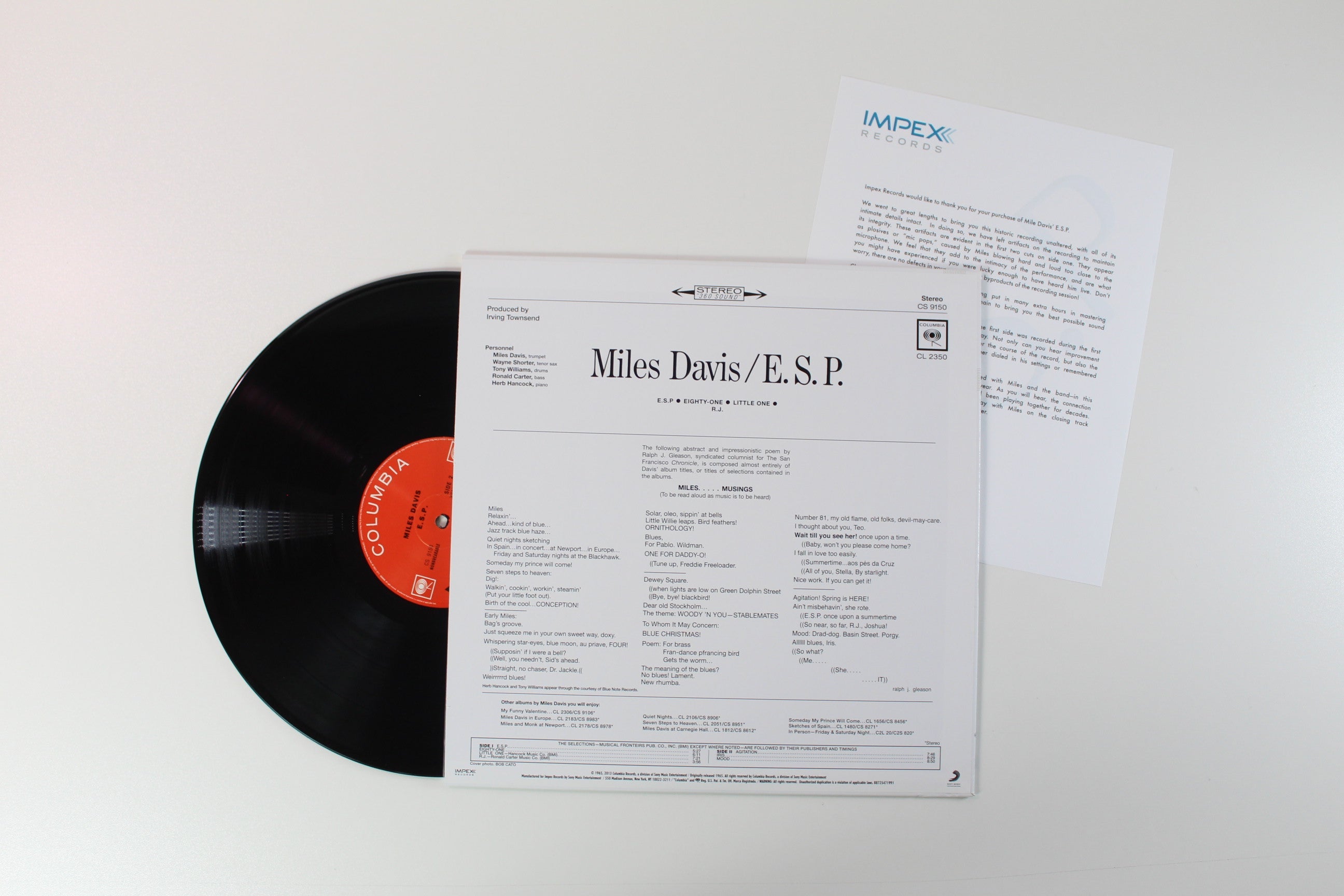 Miles Davis - E.S.P. on Columbia Impex Reissue