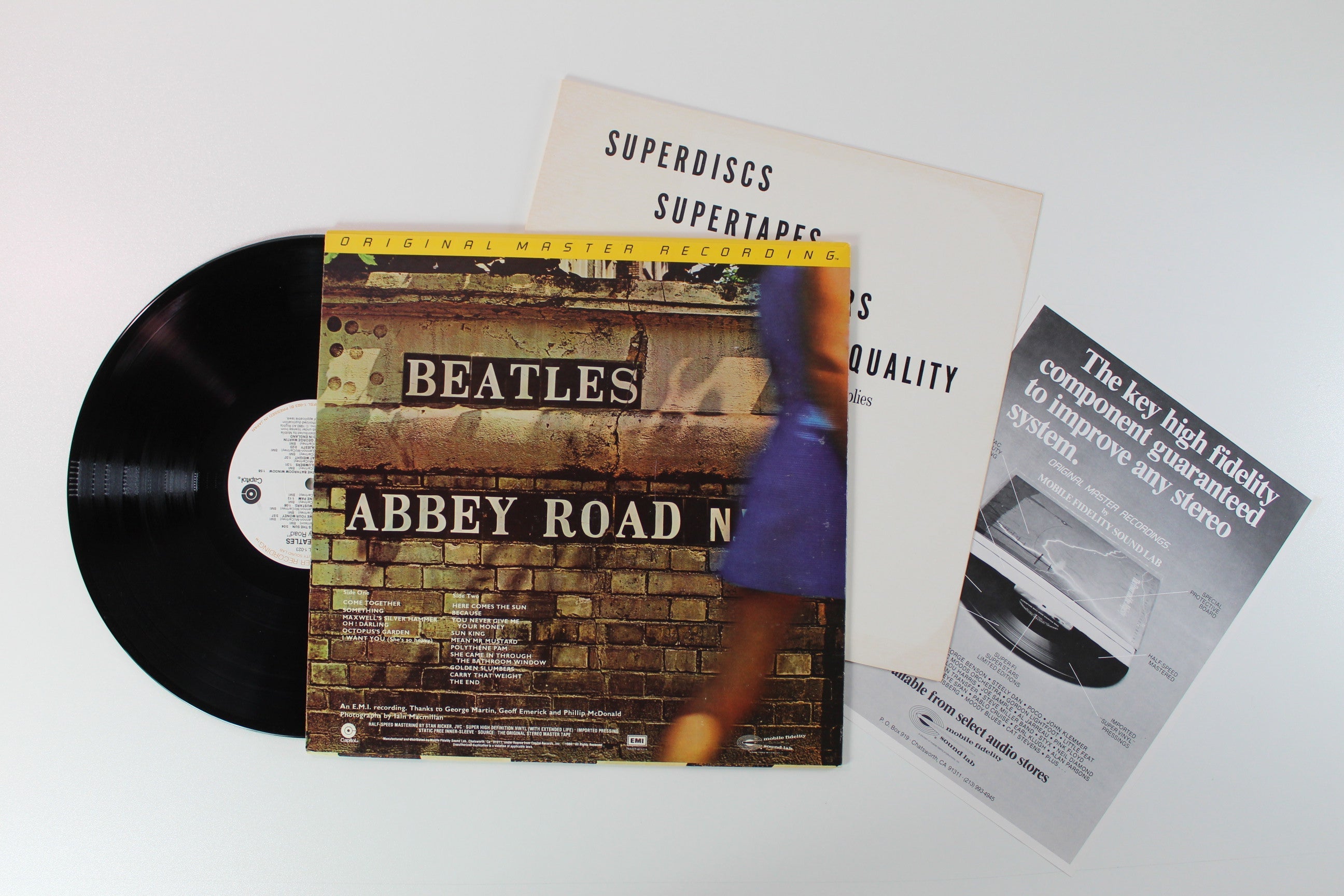 The Beatles - Abbey Road on Mobile Fidelity Sound Lab Reissue