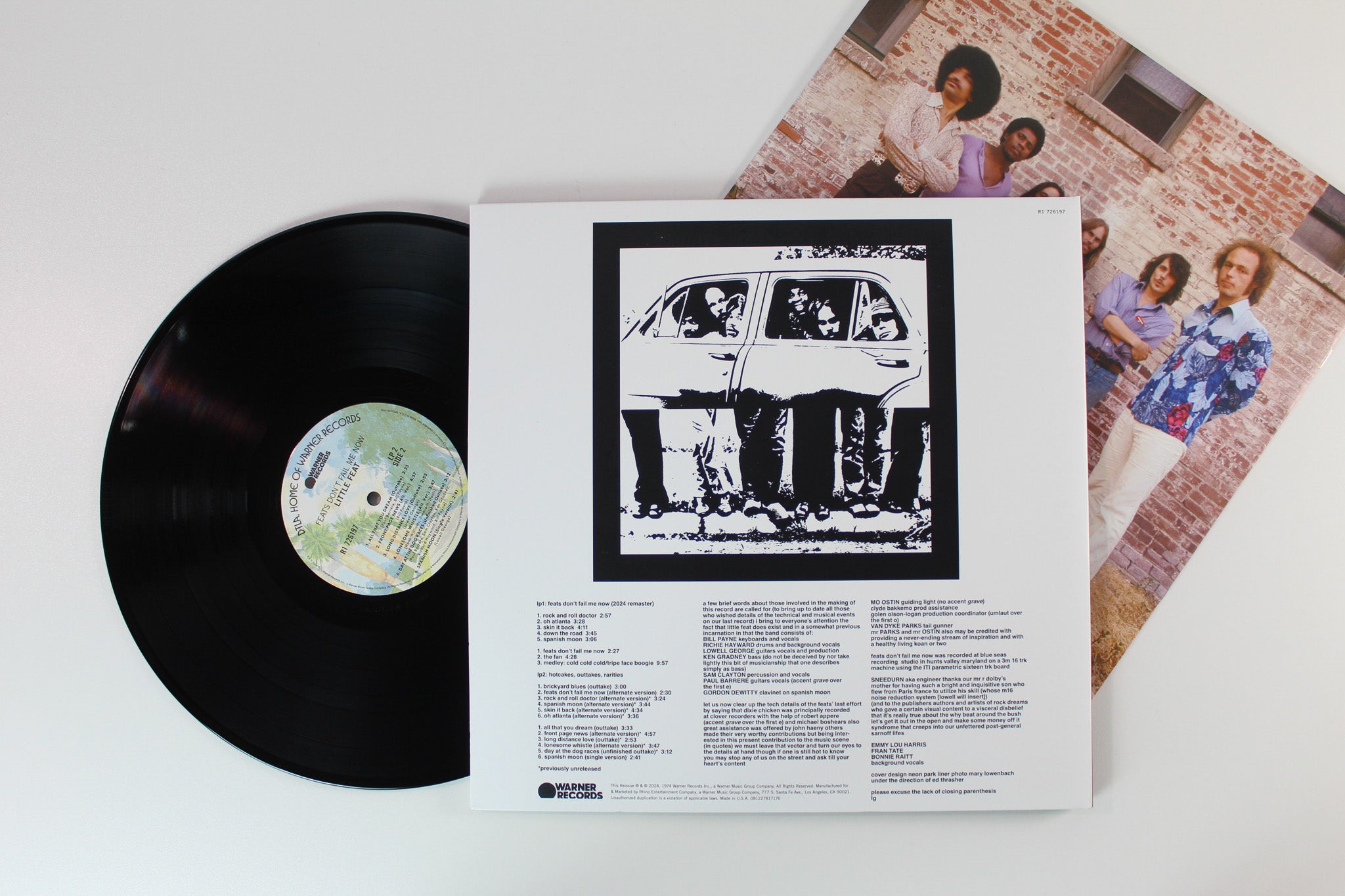 Little Feat - Feats Don't Fail Me Now on Warner Records Ltd Reissue
