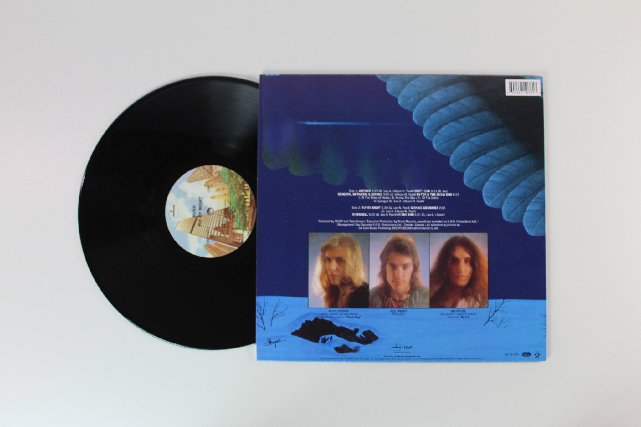Rush - Fly By Night on Mercury Anthem 200 Gram Reissue