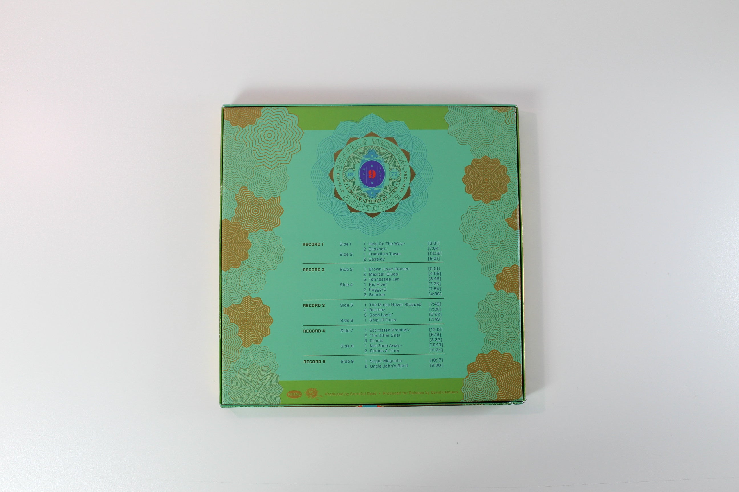 The Grateful Dead - Buffalo 5/9/77 RSD Ltd. Edition Box Set on Rhino Records