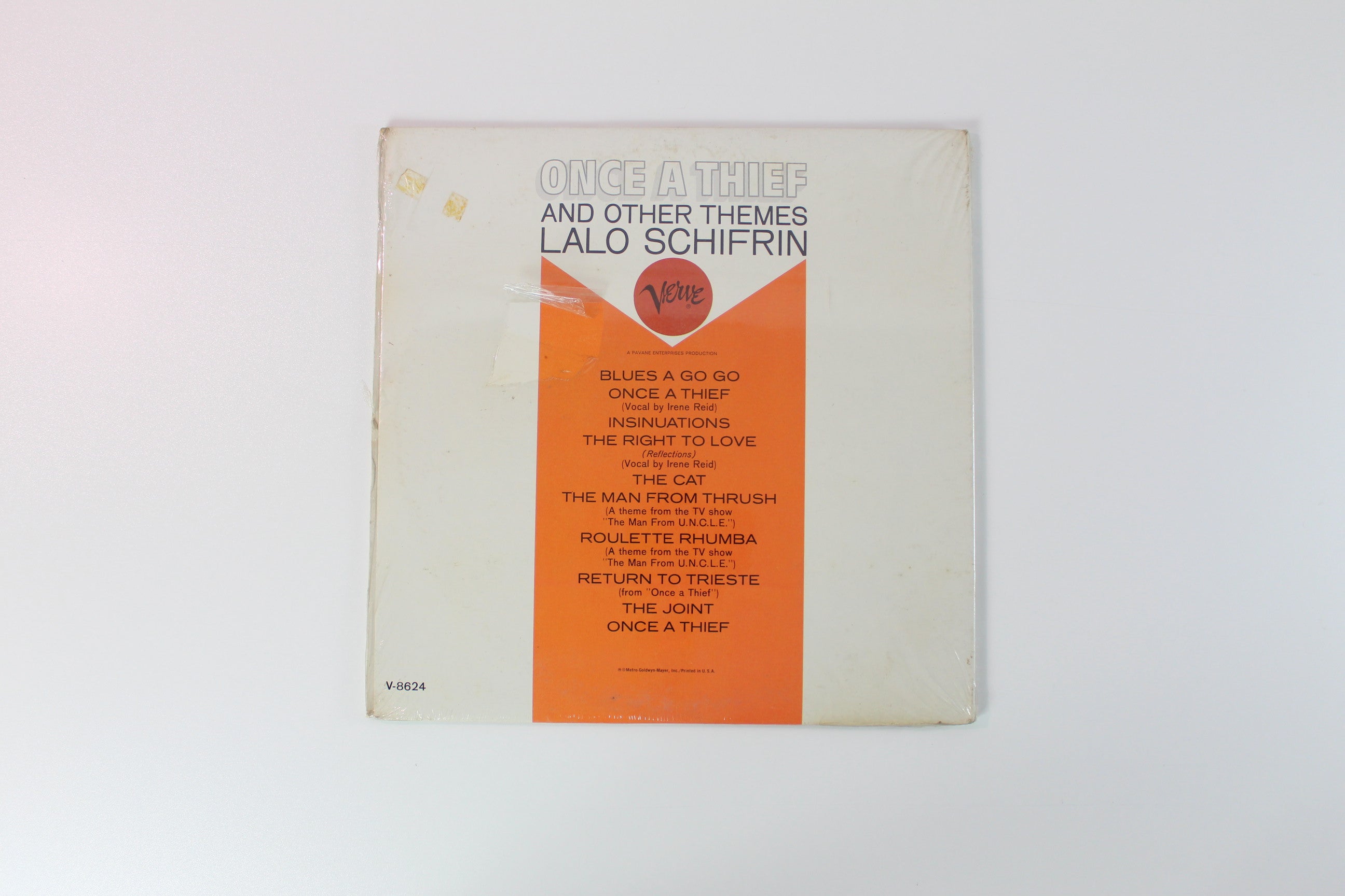 Lalo Schifrin - Music From The Motion Picture "Once A Thief" And Other Themes on Verve Records Sealed