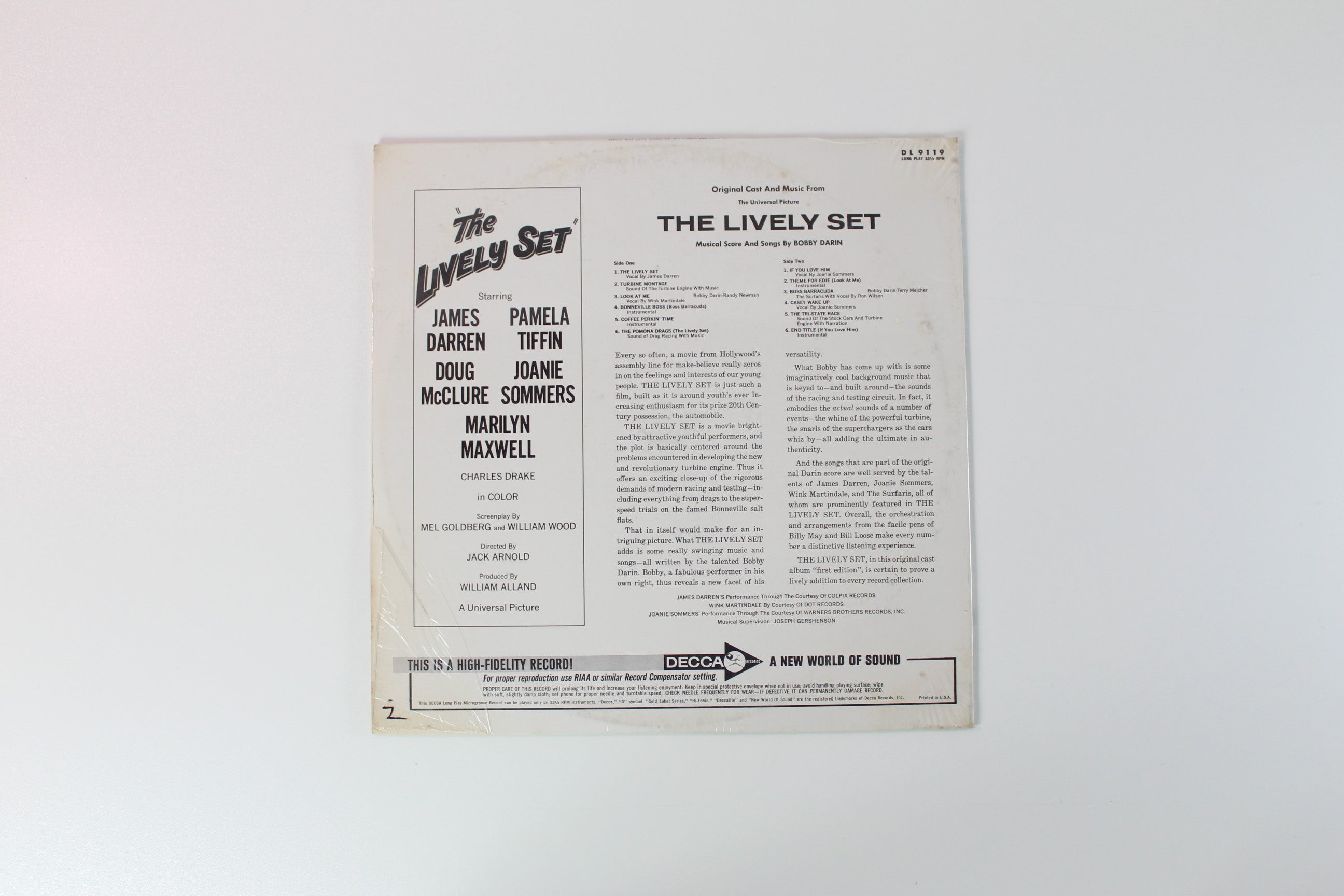 Bobby Darin - The Lively Set (Original Cast And Music From) Sealed on Decca