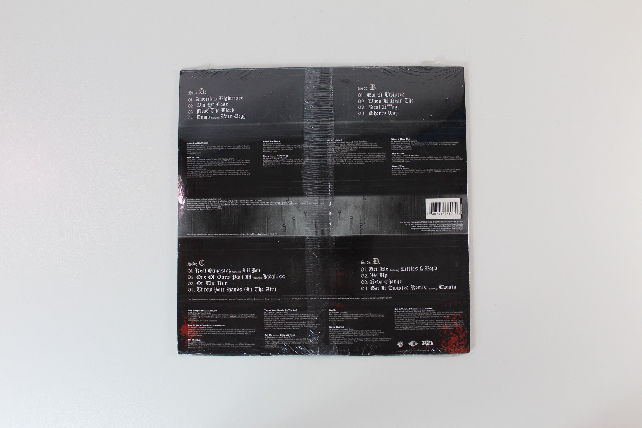 Mobb Deep - Amerikaz Nightmare on Jive Grey Marbled Vinyl Sealed