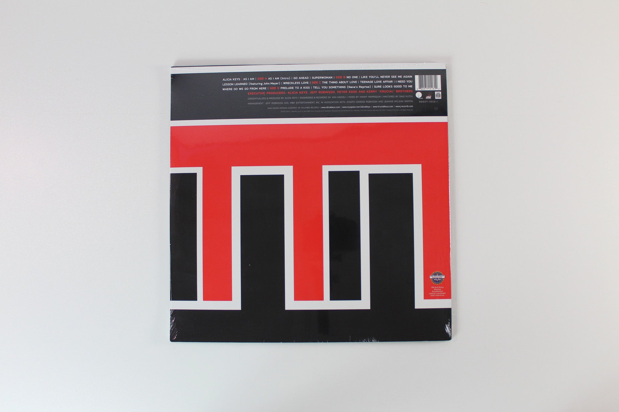 Alicia Keys - As I Am on J Records Red Transparent Vinyl Sealed
