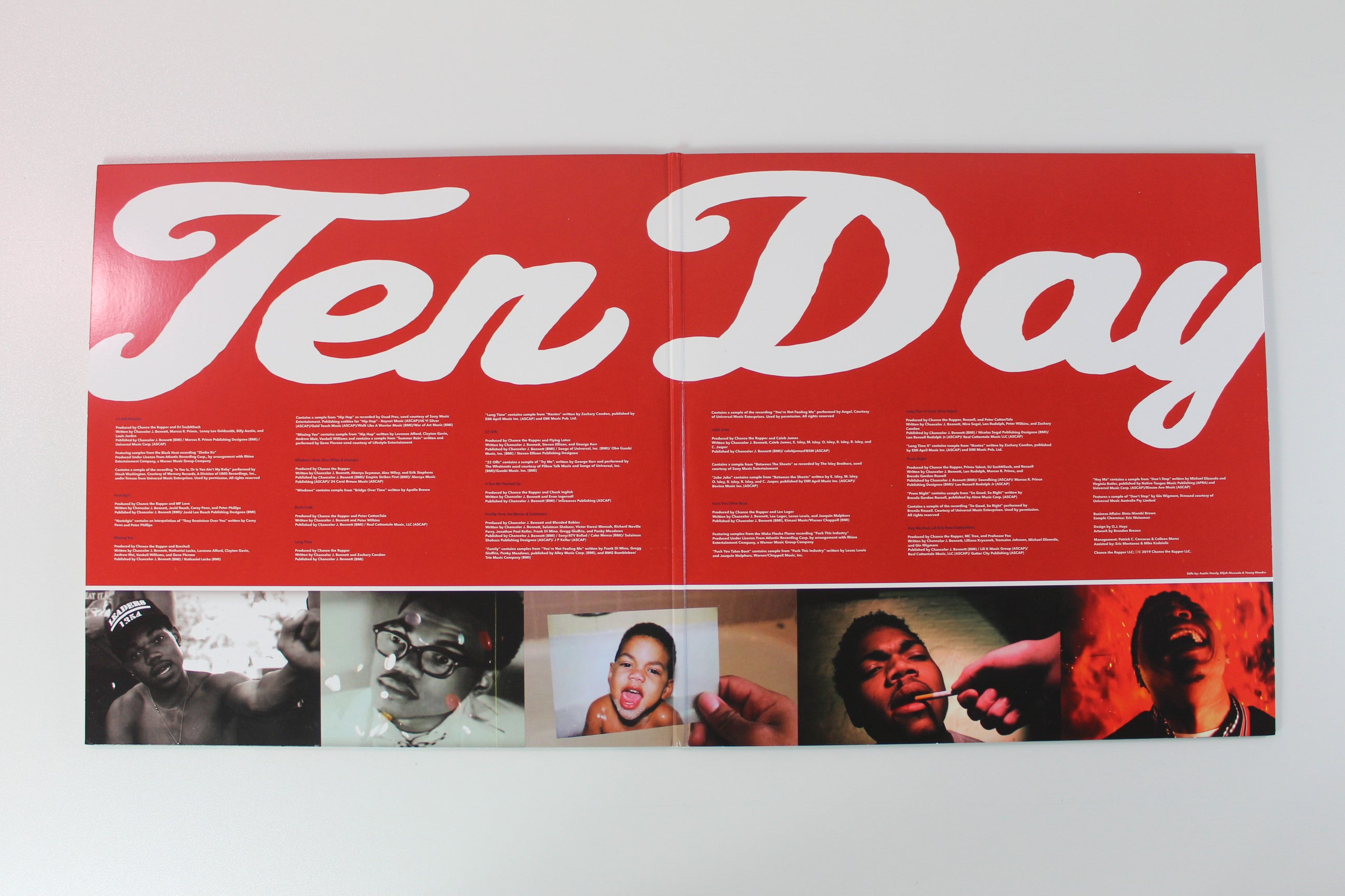 Chance The Rapper - 10 Day Self-released Reissue on Blue/White Merge Vinyl