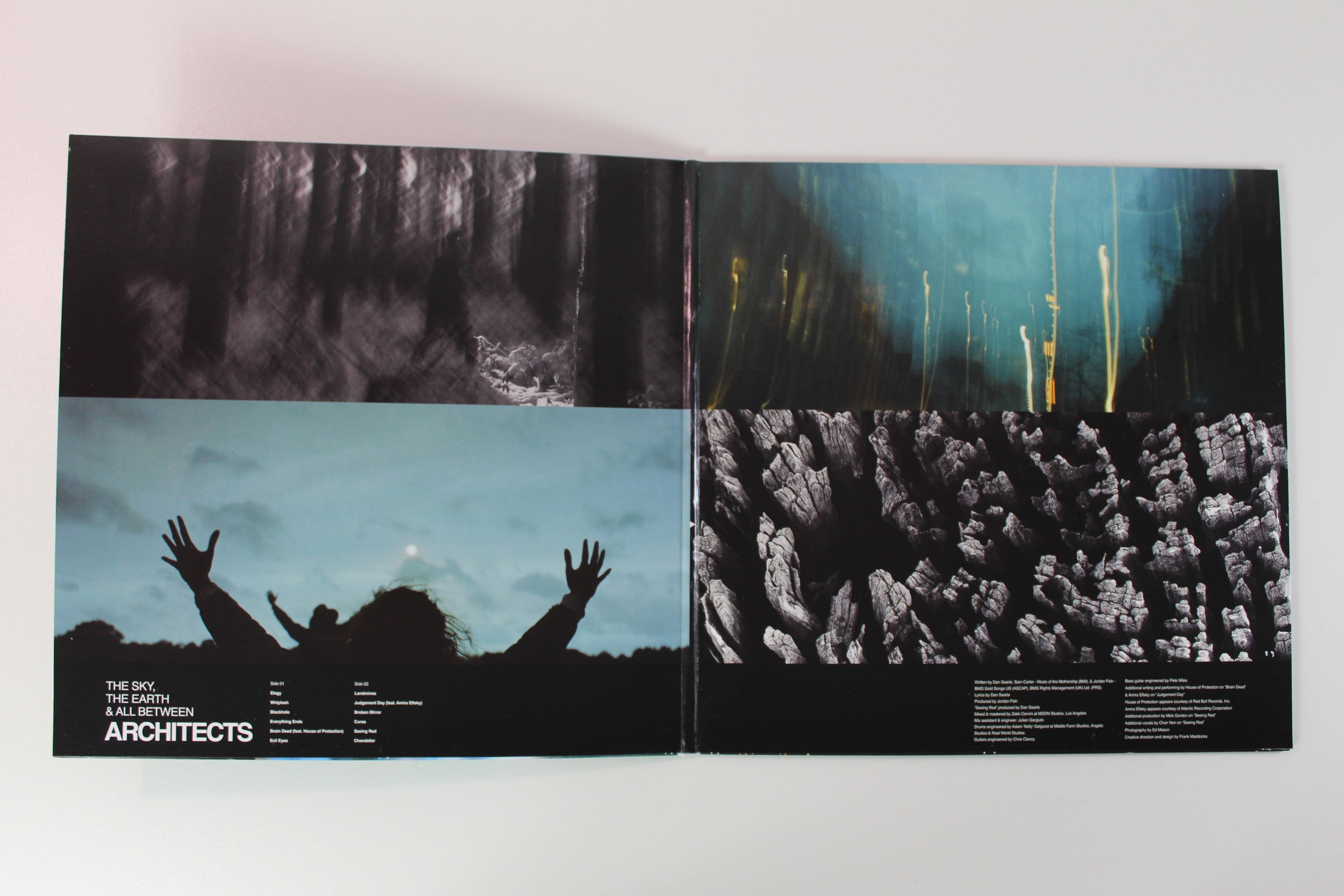 Architects - The Sky, The Earth & All Between Ltd. Clear w/ Blue & Pink Swirl on Epitaph