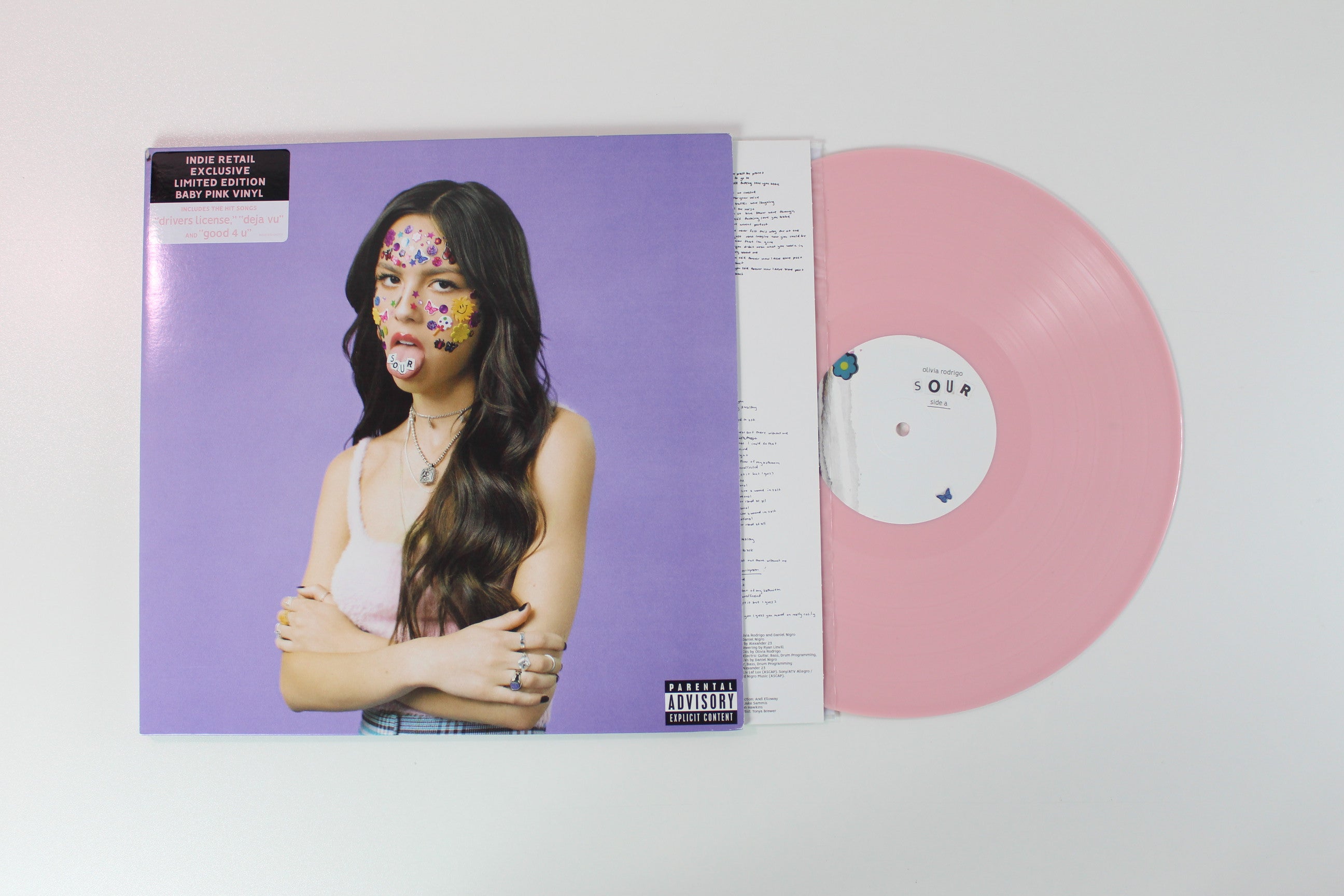 Olivia Rodrigo - Sour Ltd. Baby Pink Vinyl on Geffen Records