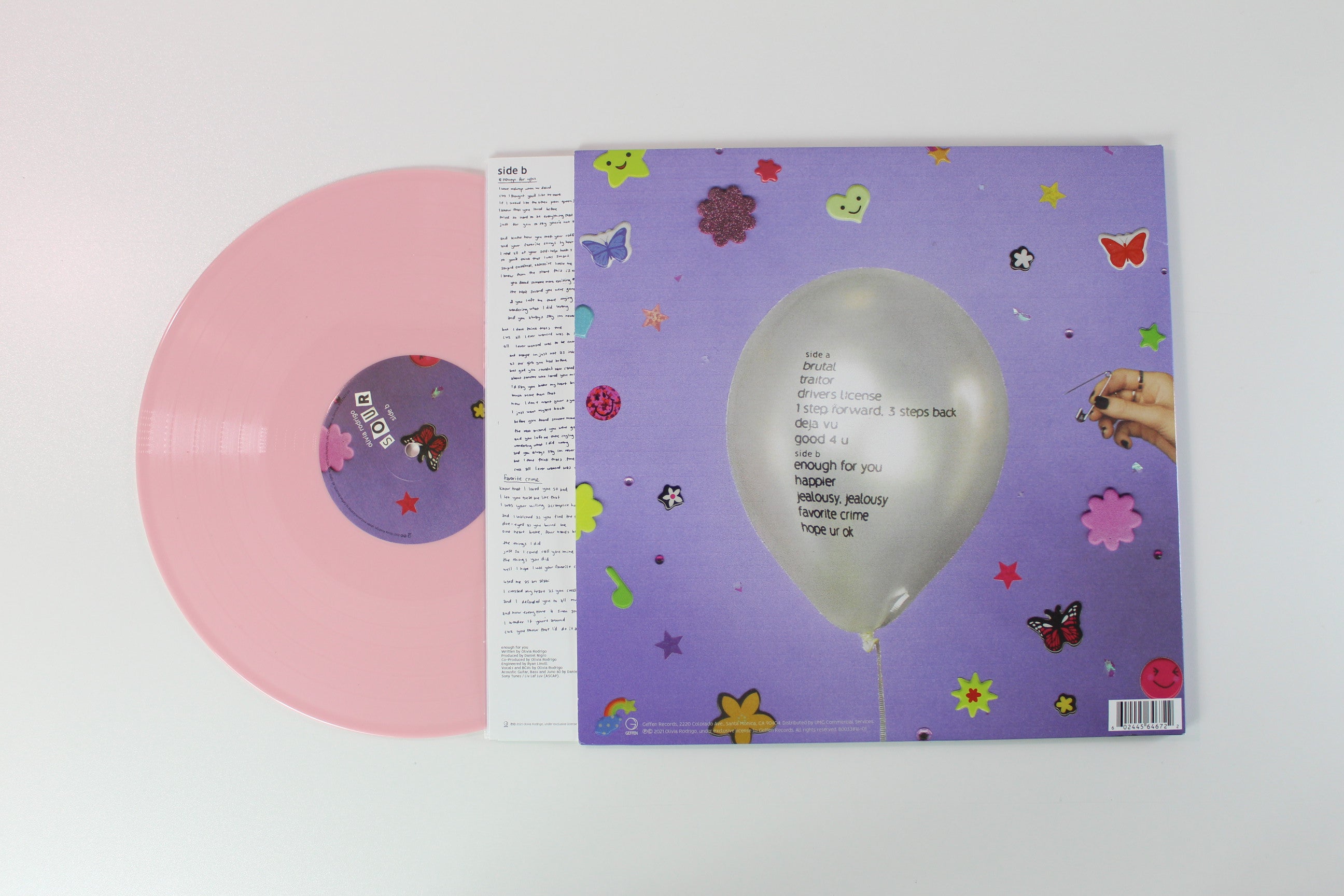 Olivia Rodrigo - Sour Ltd. Baby Pink Vinyl on Geffen Records