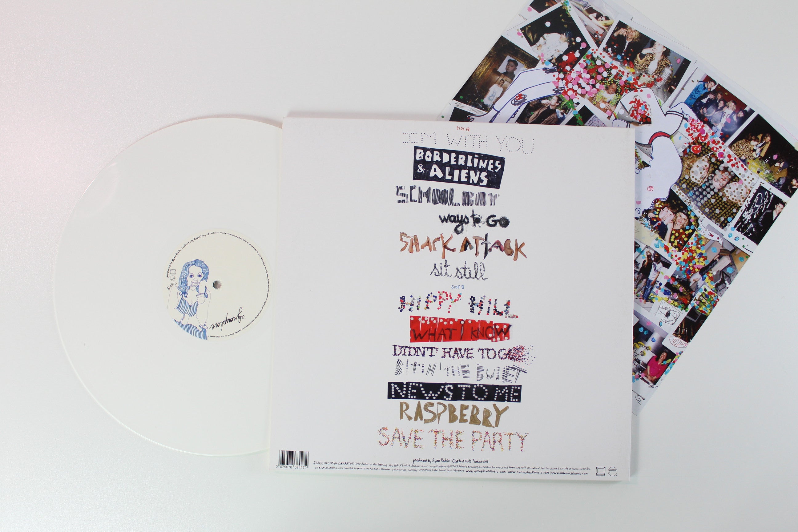 Grouplove - Spreading Rumours White Vinyl on Atlantic