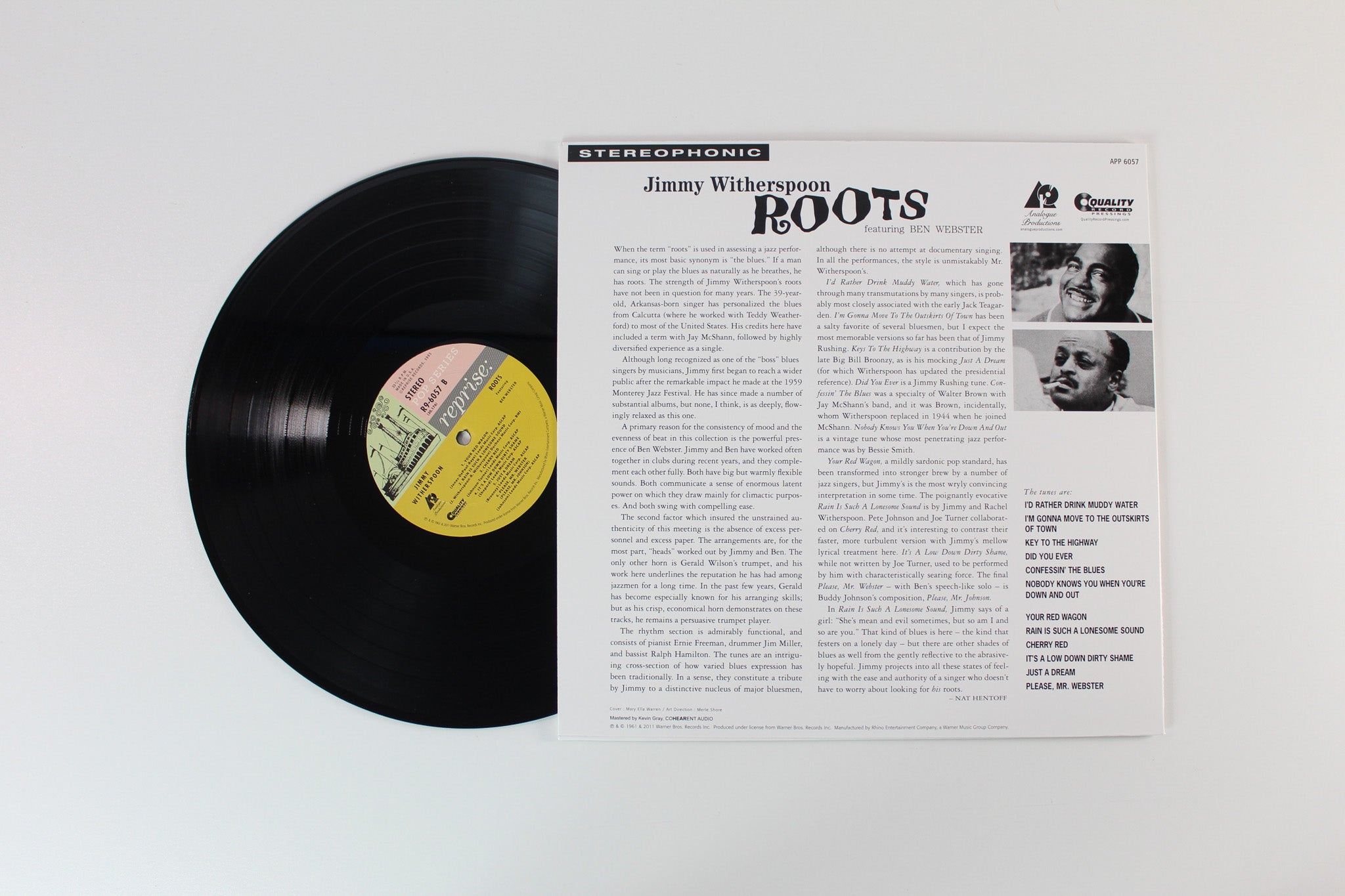 Jimmy Witherspoon - Roots on Reprise Analogue Productions 180 Gram Reissue