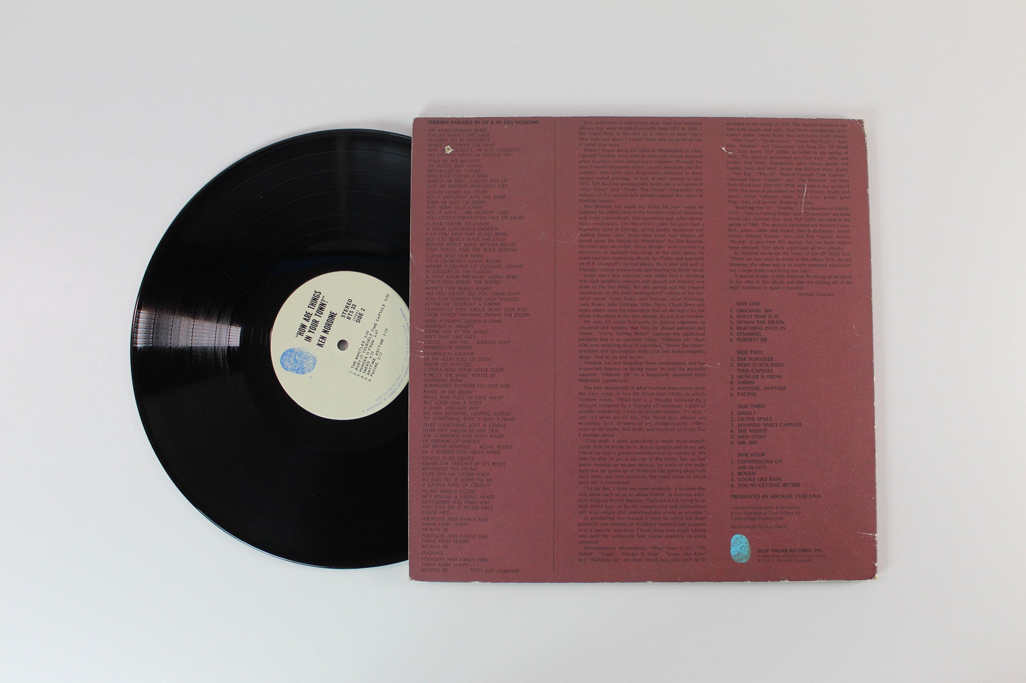 Ken Nordine - How Are Things In Your Town? on Blue Thumb