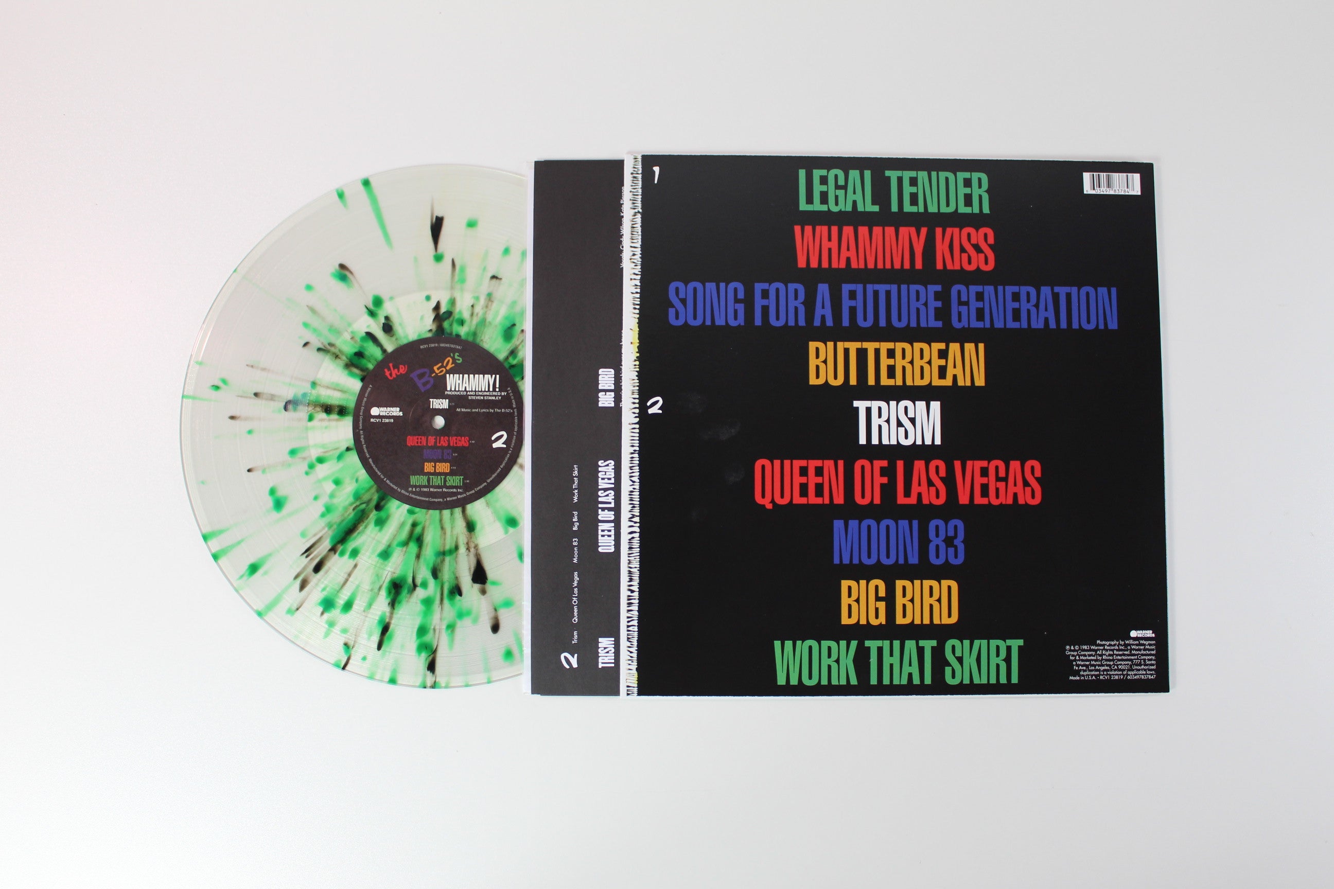 The B-52's - Whammy! on Warner Records Ltd 40th Anniversary Splatter Vinyl Reissue