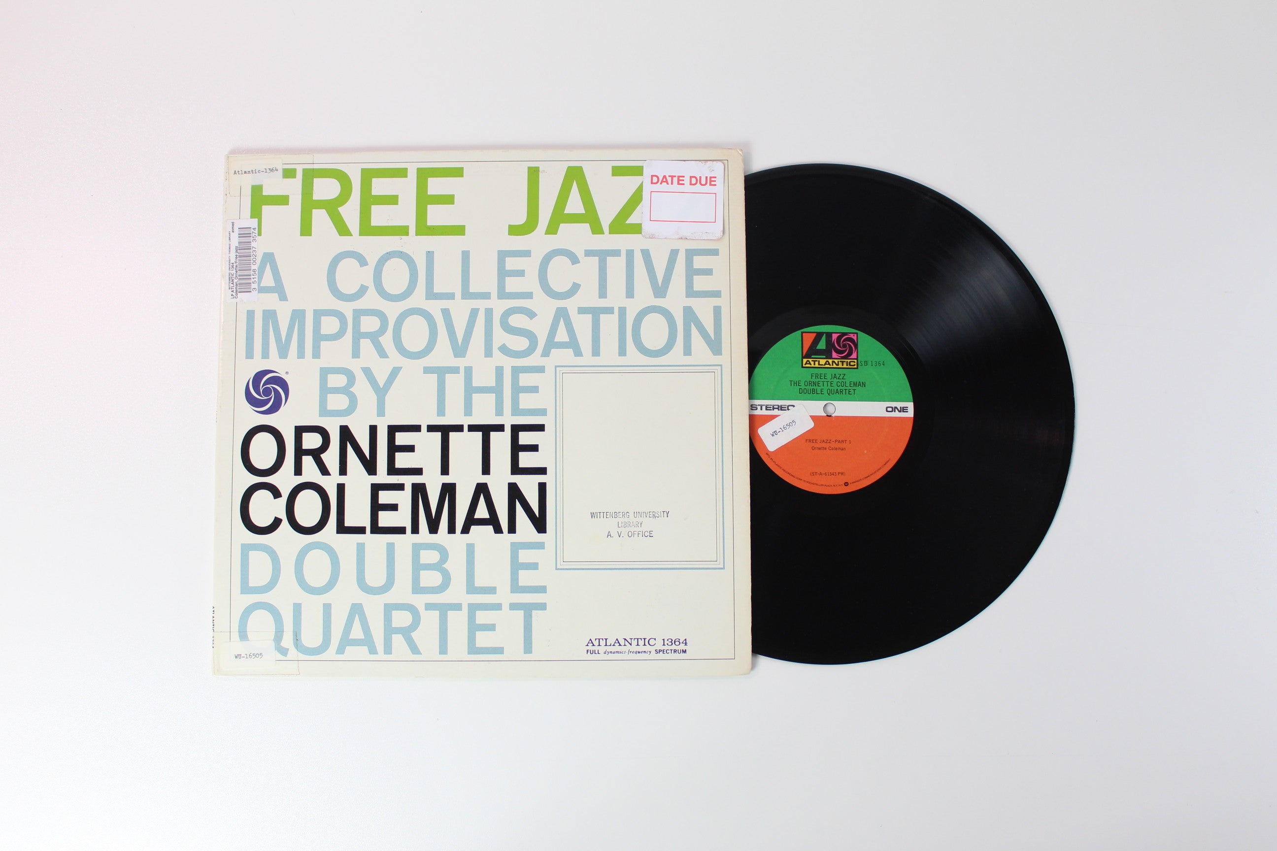 The Ornette Coleman Double Quartet - Free Jazz (A Collective Improvisation) on Atlantic Reissue