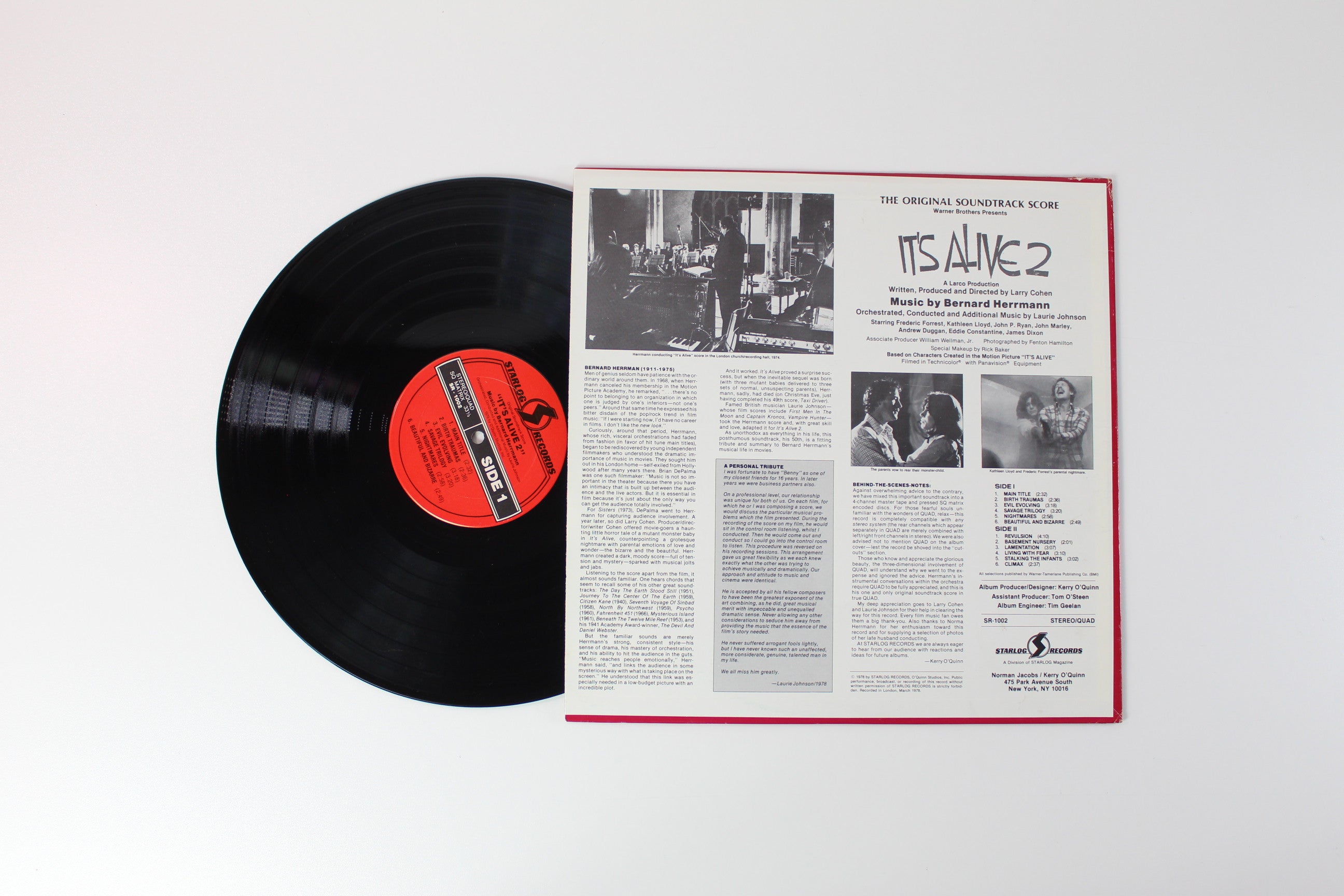 Bernard Herrmann - It's Alive 2 (Original Soundtrack Score) on Starlog