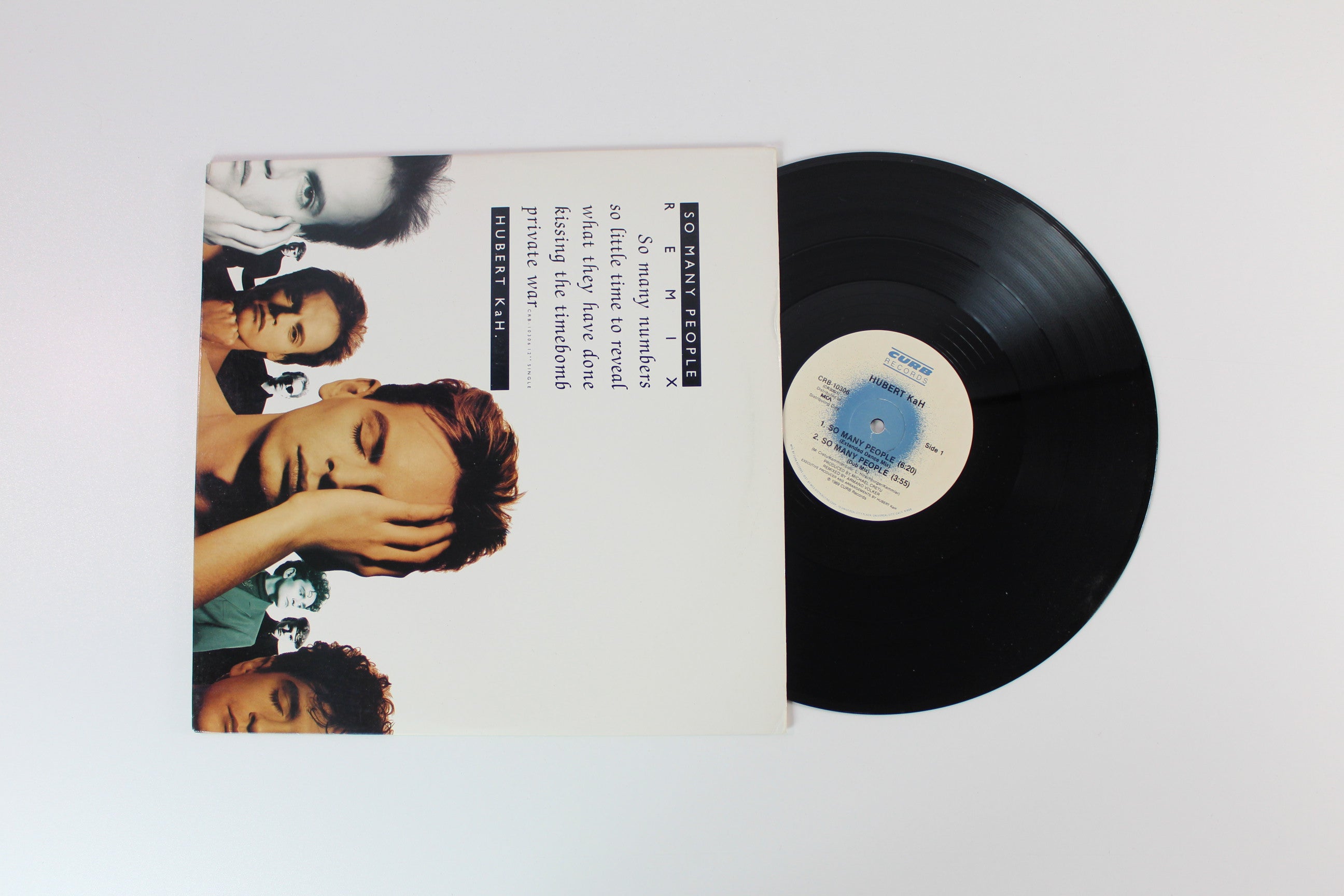 Hubert KaH - So Many People (Remix) on Curb Records Promo 12"