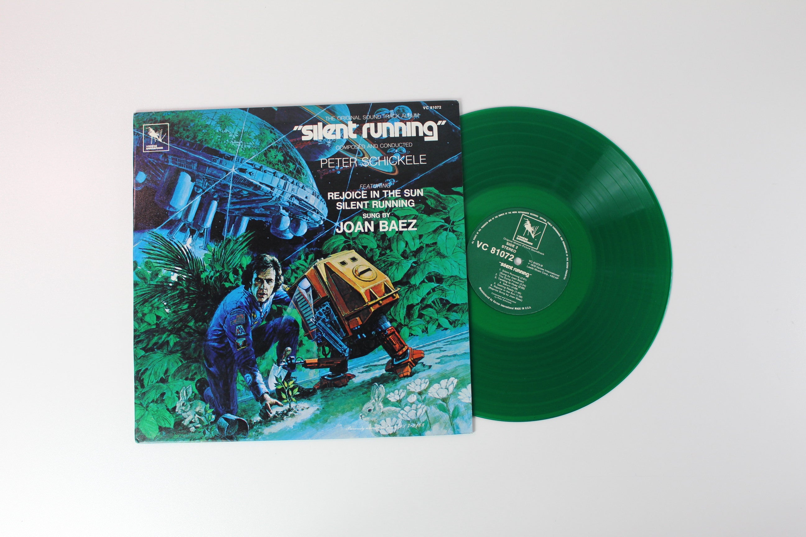 Peter Schickele - Silent Running Original Soundtrack Album on Varese Sarabande Green Vinyl Reissue