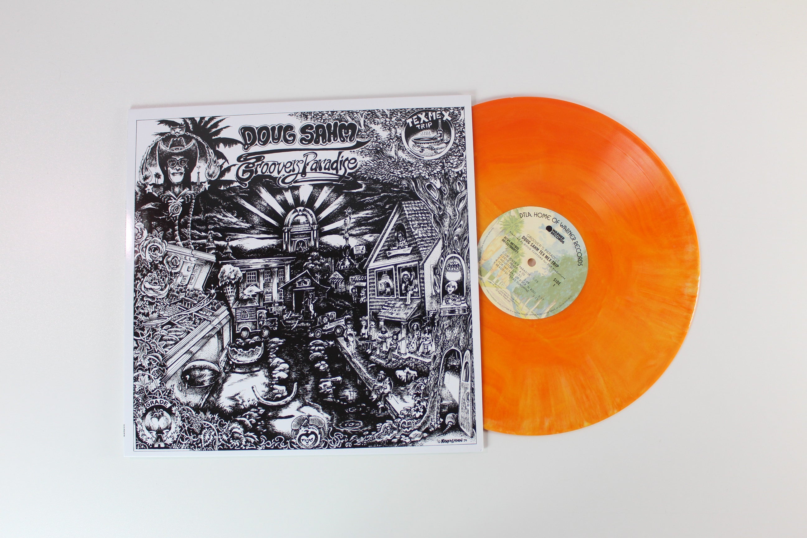 Doug Sahm - Groover's Paradise on Warner Records Inc. / Vinyl Me, Please - Orange Vinyl