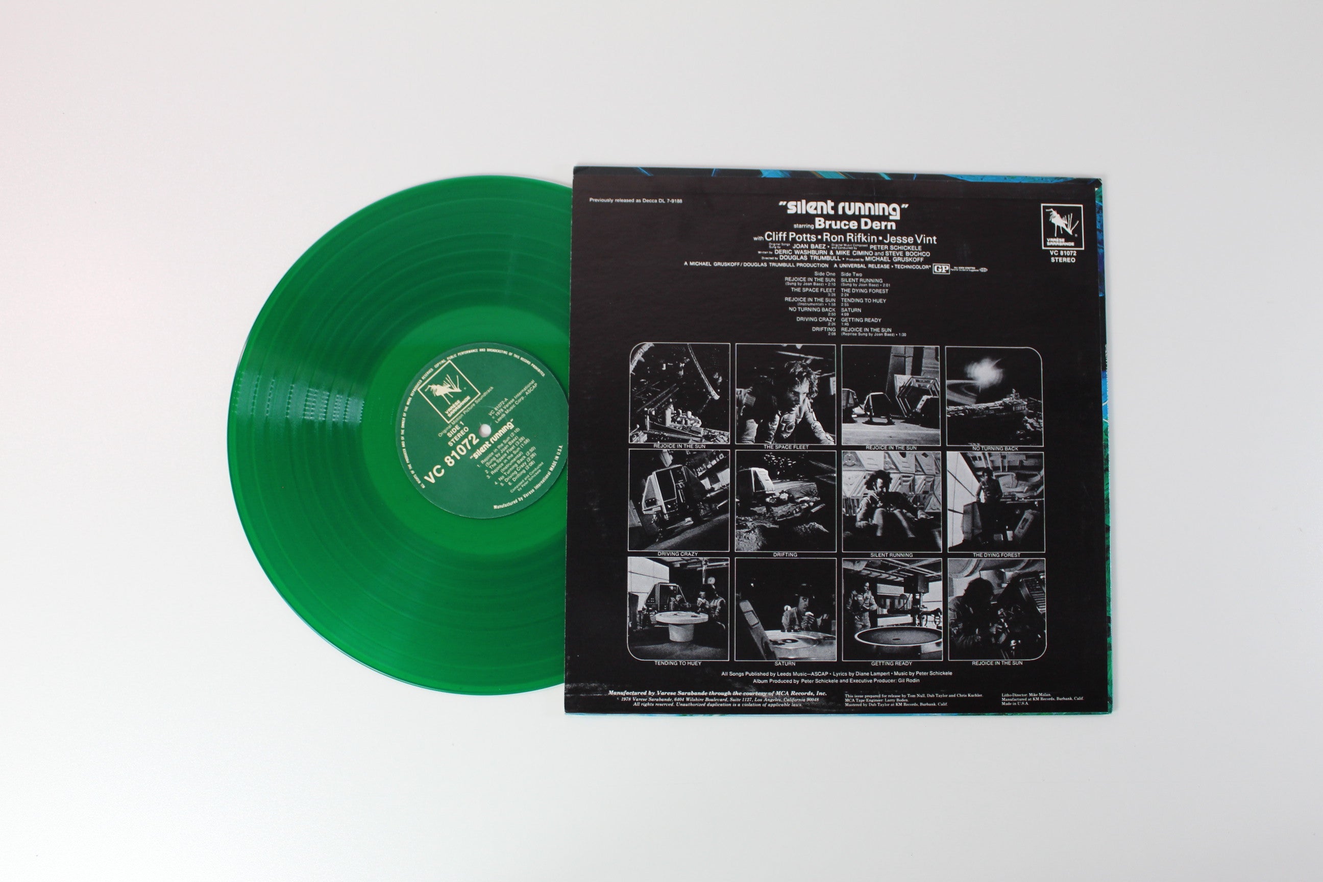 Peter Schickele - Silent Running Original Soundtrack Album on Varese Sarabande Green Vinyl Reissue