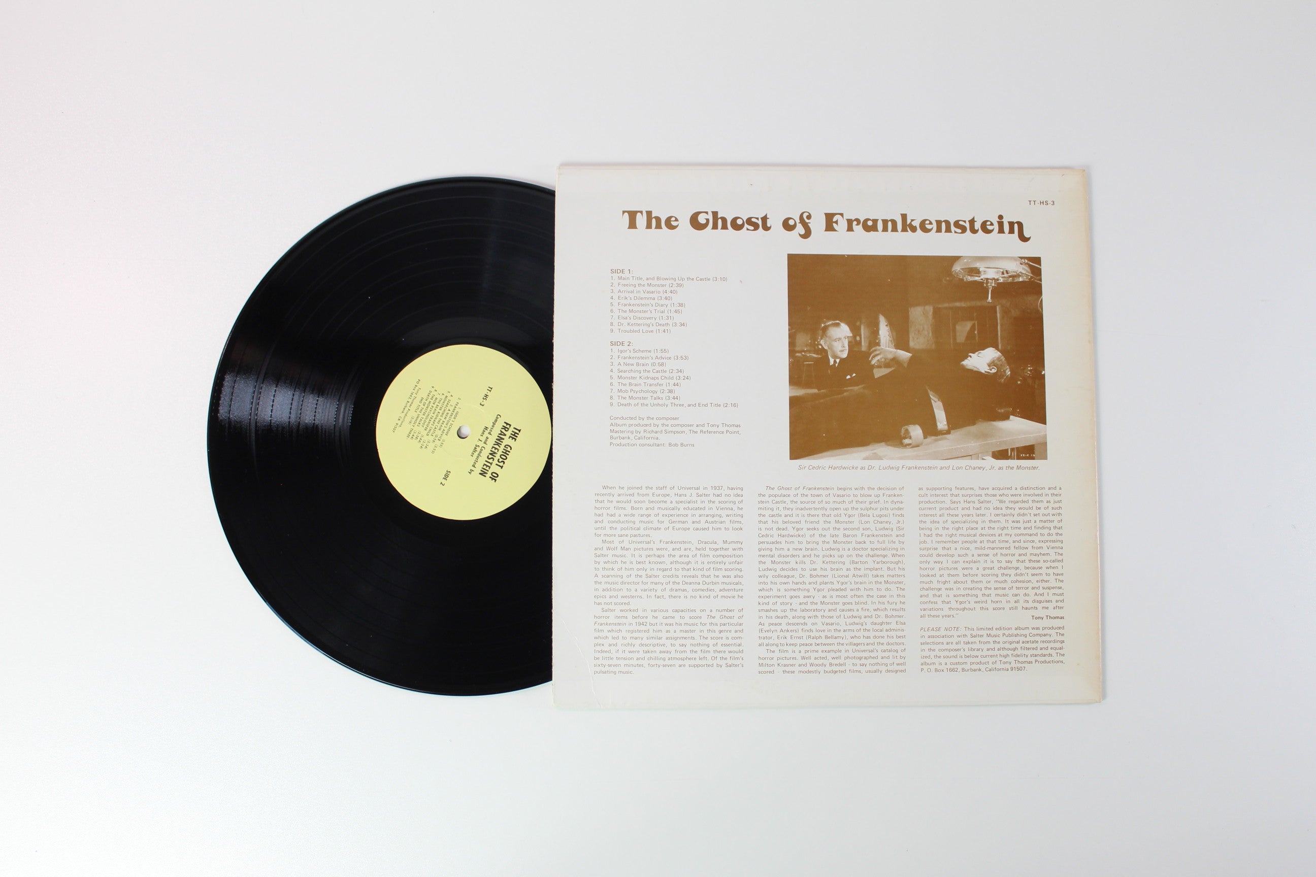 Hans J. Salter - Ghost Of Frankenstein (The Complete Classic Film Score) on Tony Thomas Productions