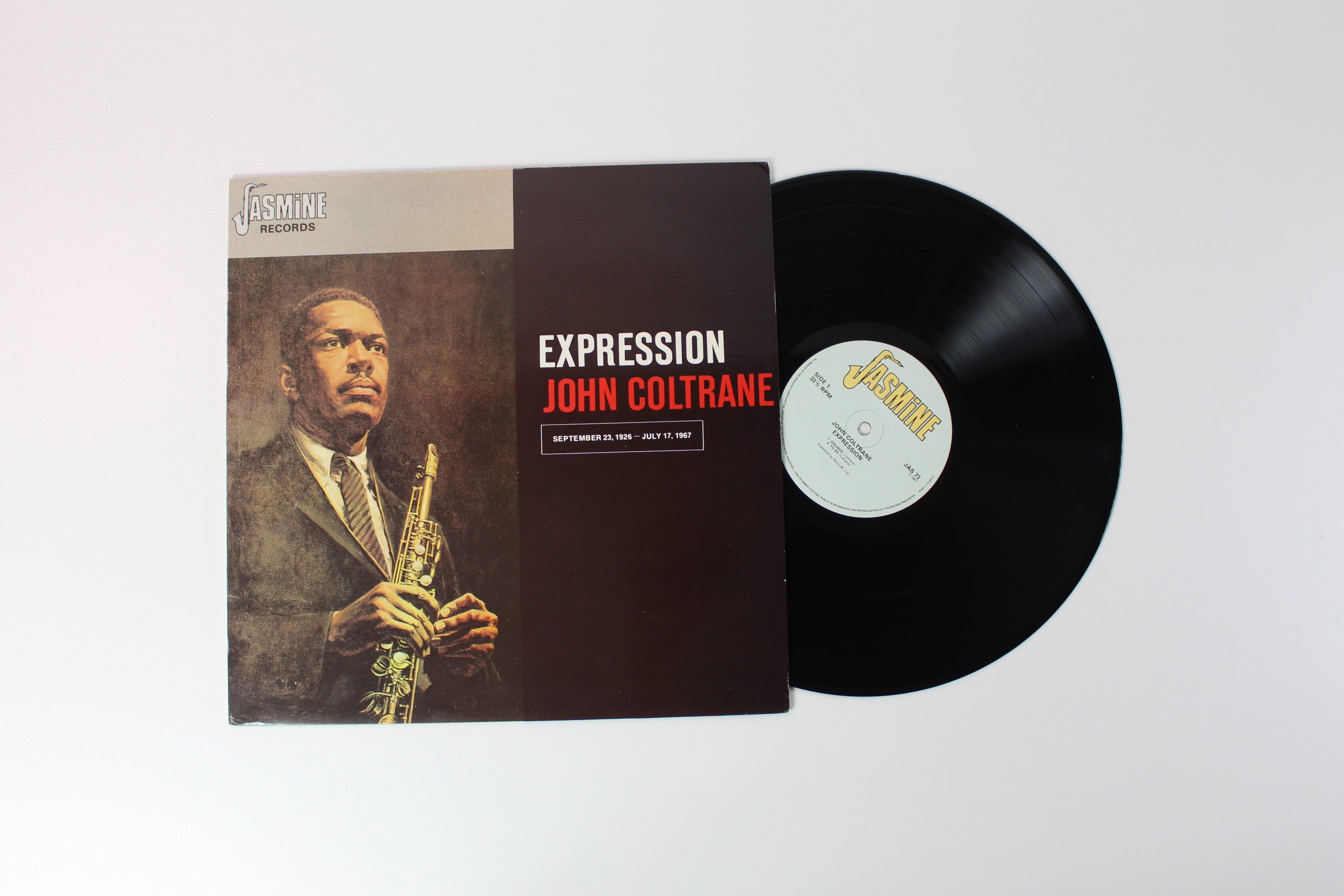 John Coltrane - Expression on Jasmine UK Reissue