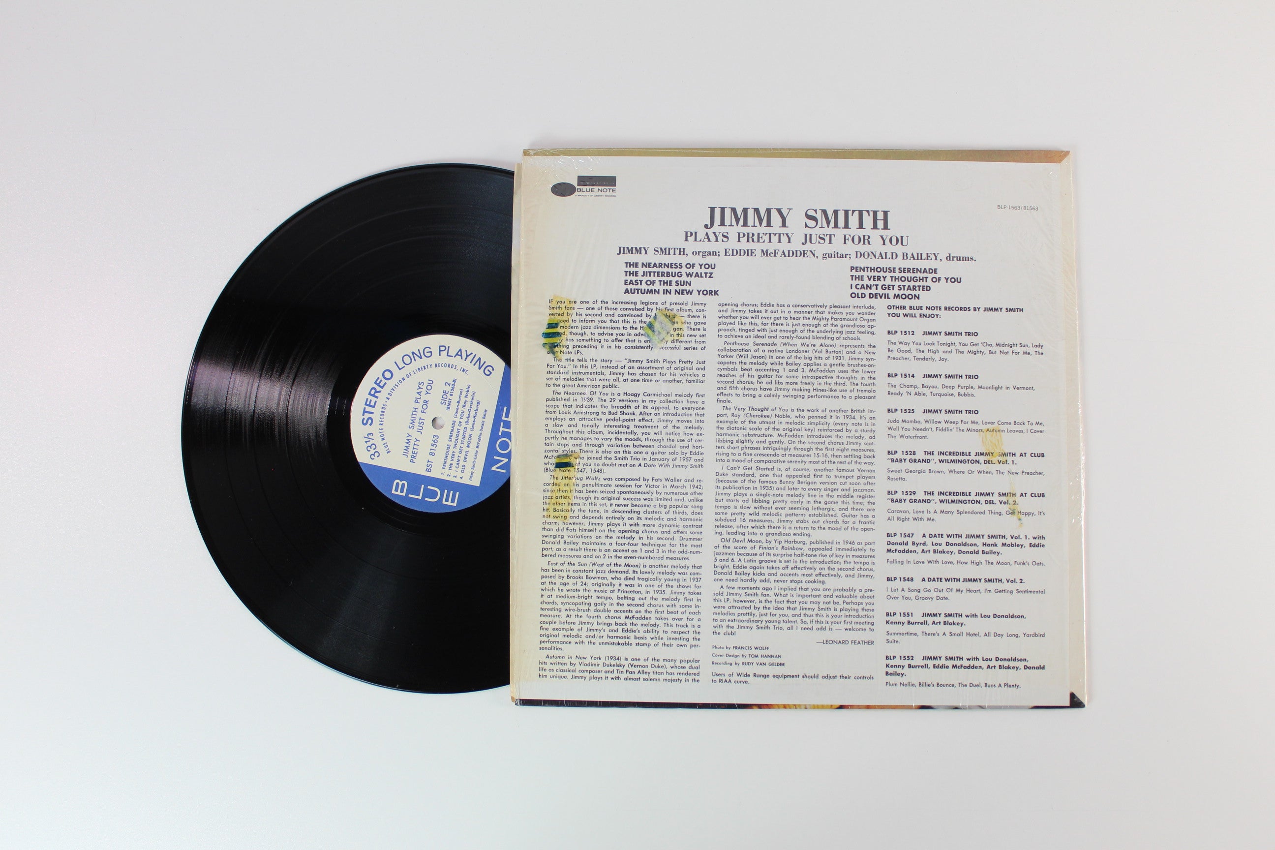 Jimmy Smith - Plays Pretty Just For You on Blue Note