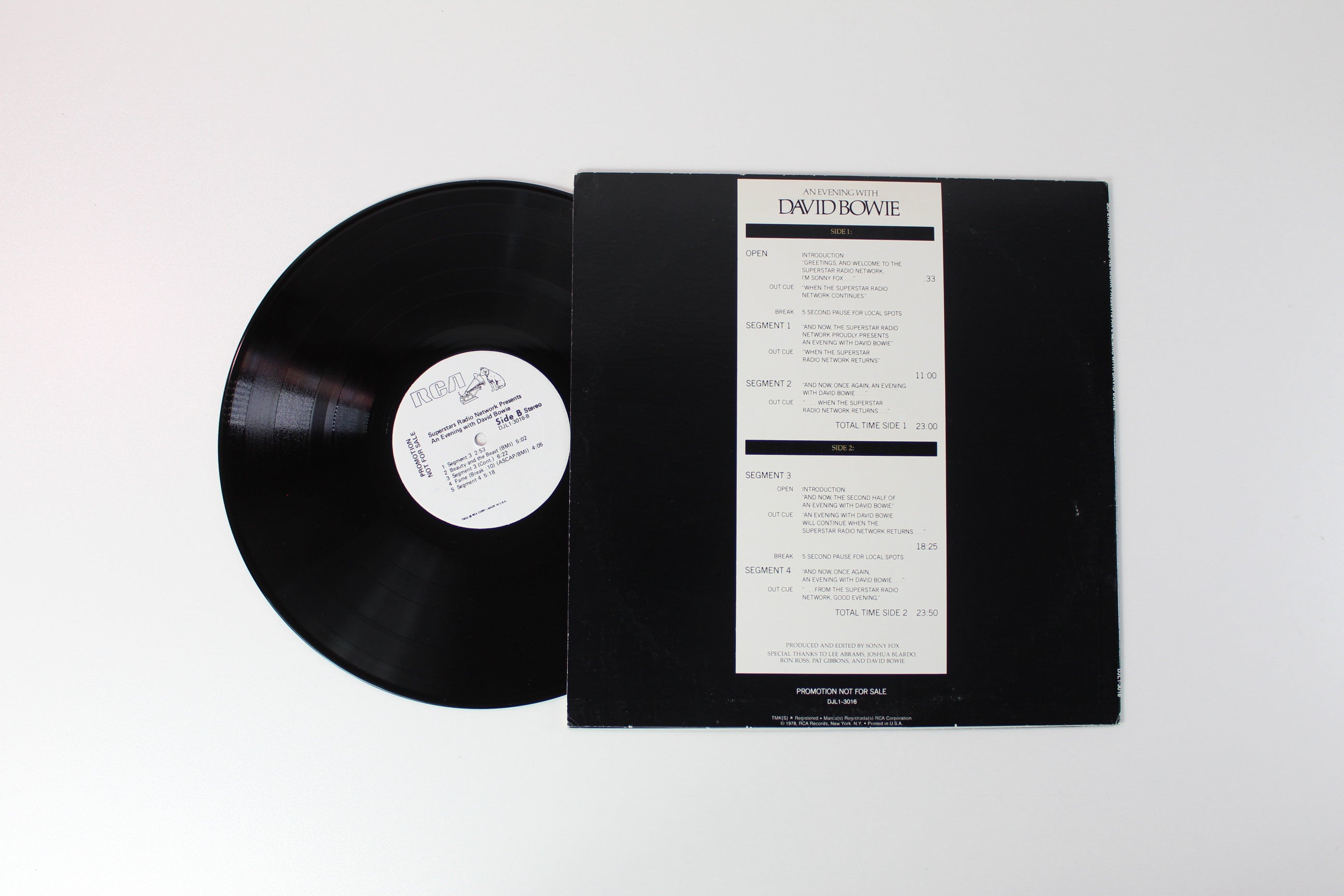 David Bowie - An Evening With David Bowie on RCA Promo