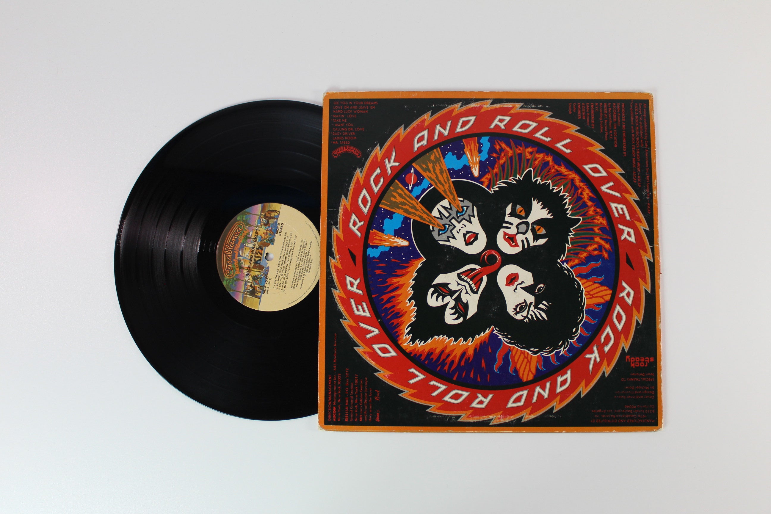Kiss - Rock And Roll Over on Casablanca